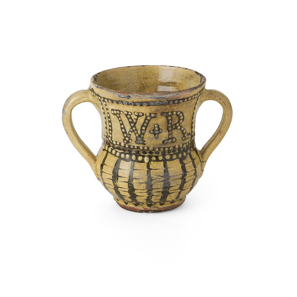 ENGLISH SLIPWARE LOVING CUP