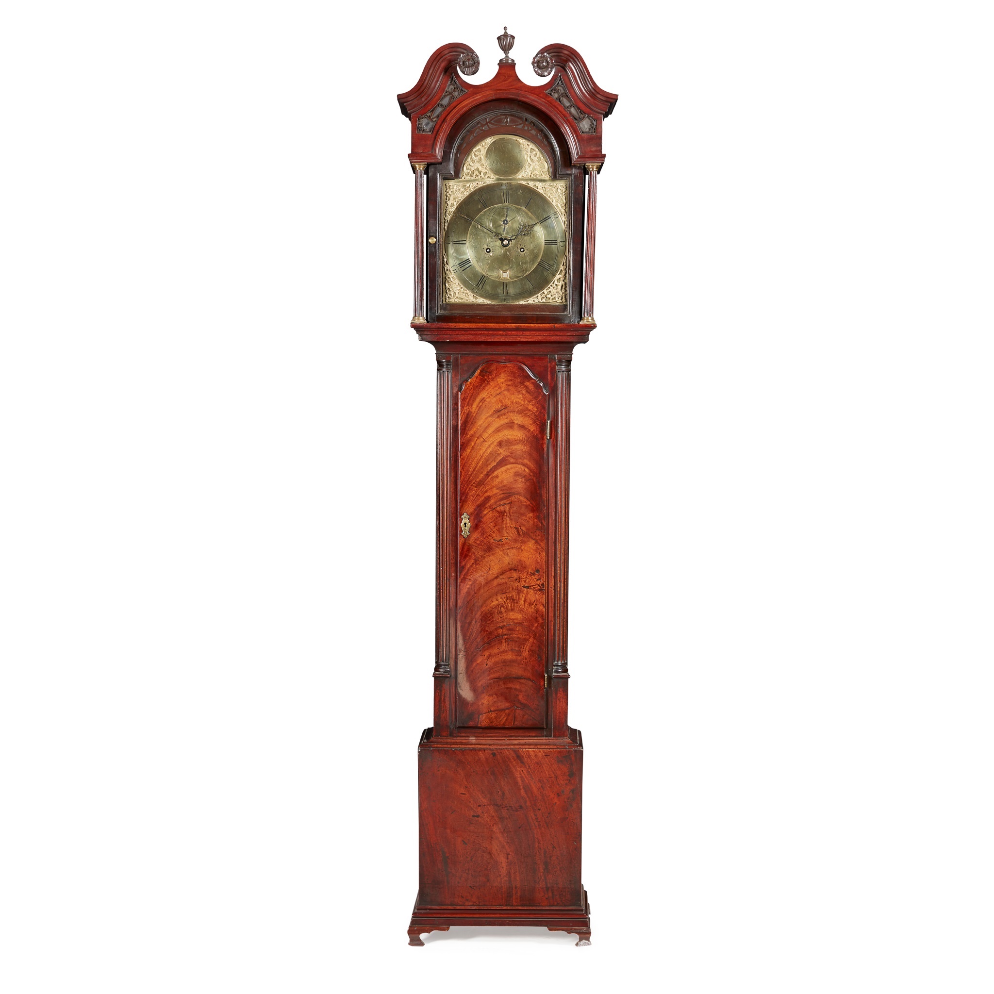 SCOTTISH GEORGE III MAHOGANY LONGCASE CLOCK, JOHN MURDOCH, EDINBURGH