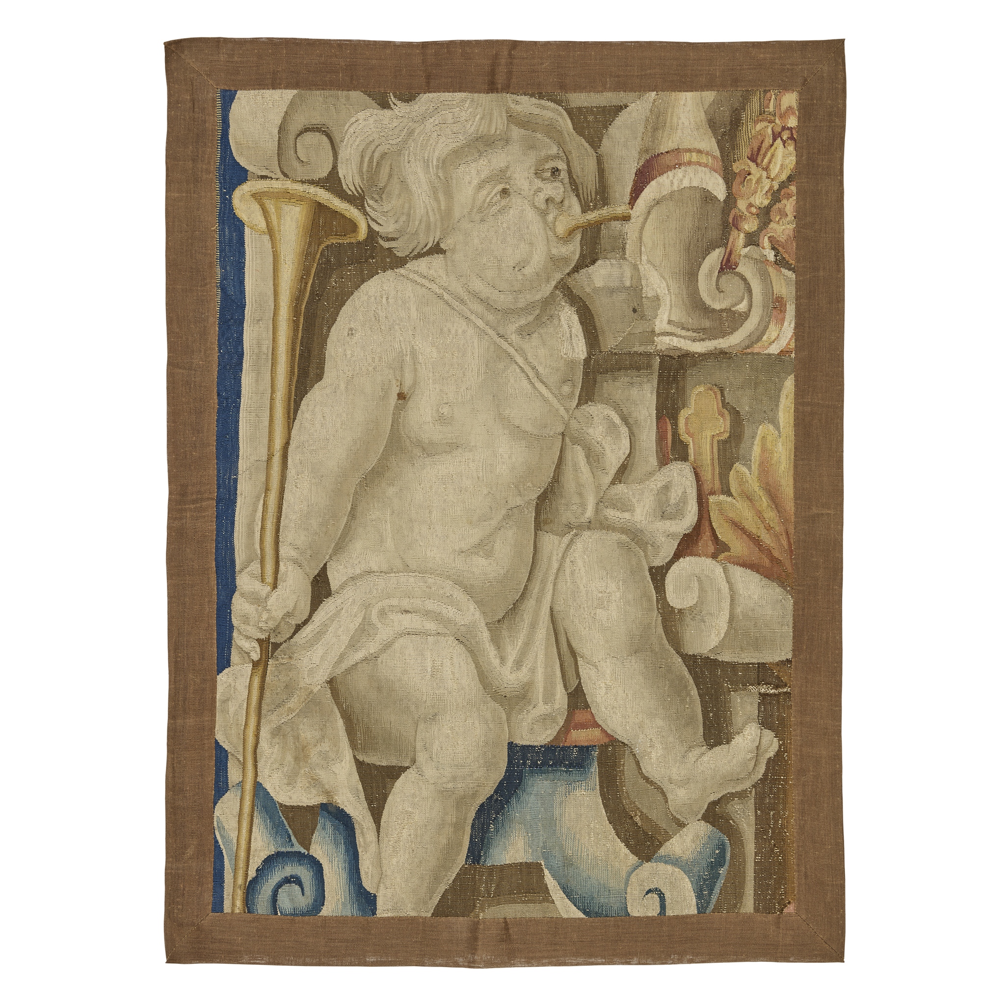 FRENCH 17TH CENTURY TAPESTRY FRAGMENT