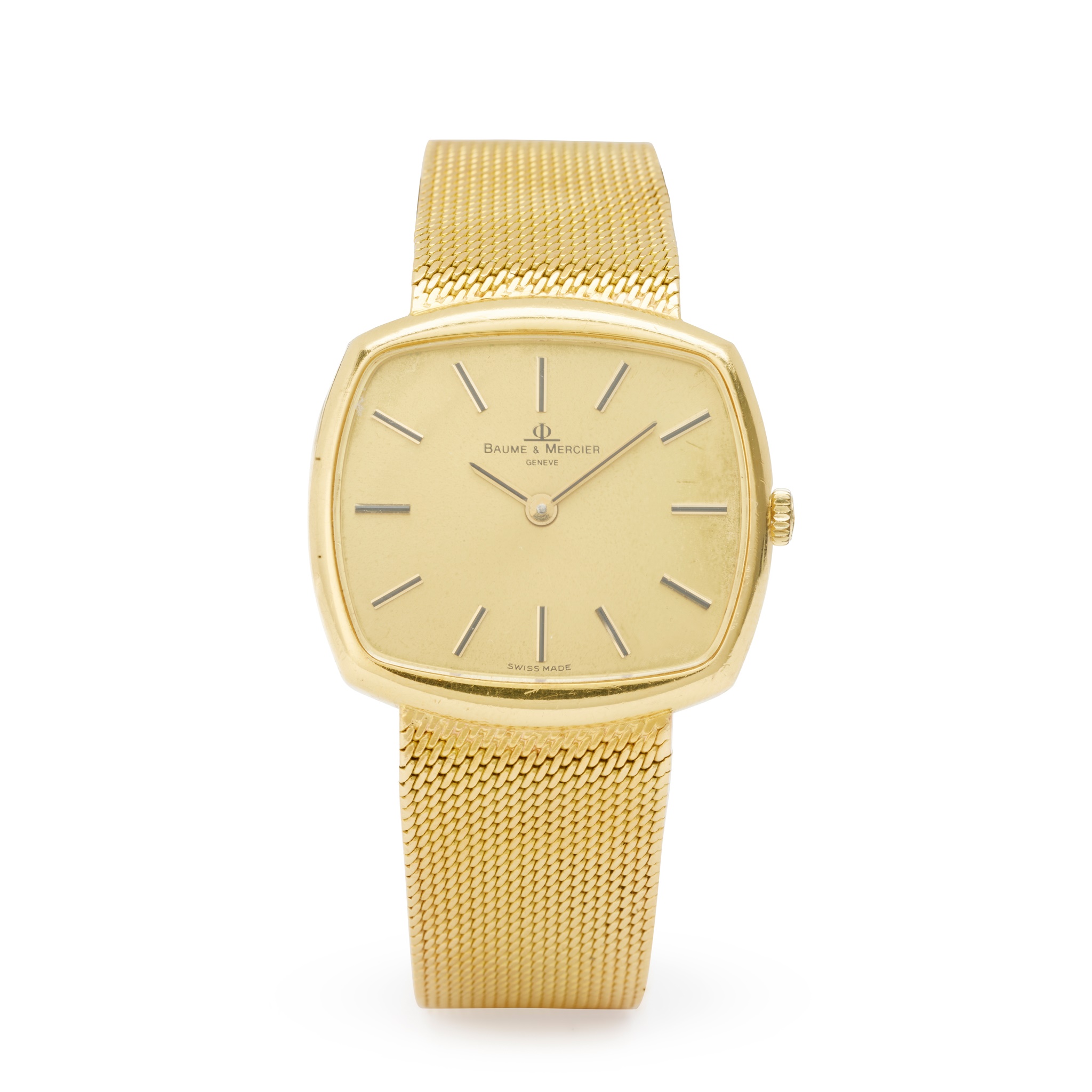 Baume & Mercier: A 18ct gold wristwatch