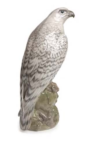 A Royal Copenhagen figure of an Icelandic falcon,