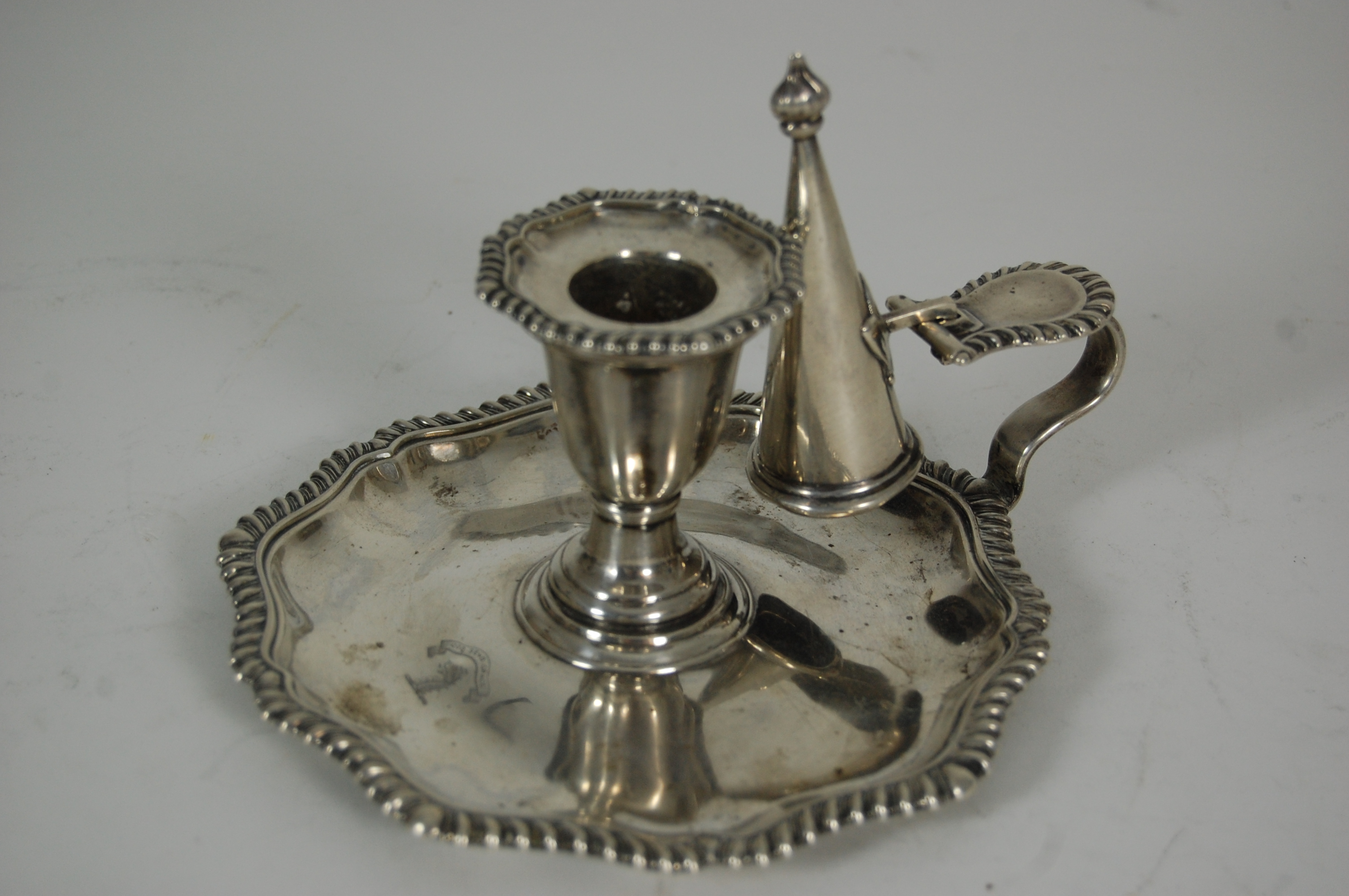 A Victorian chamberstick