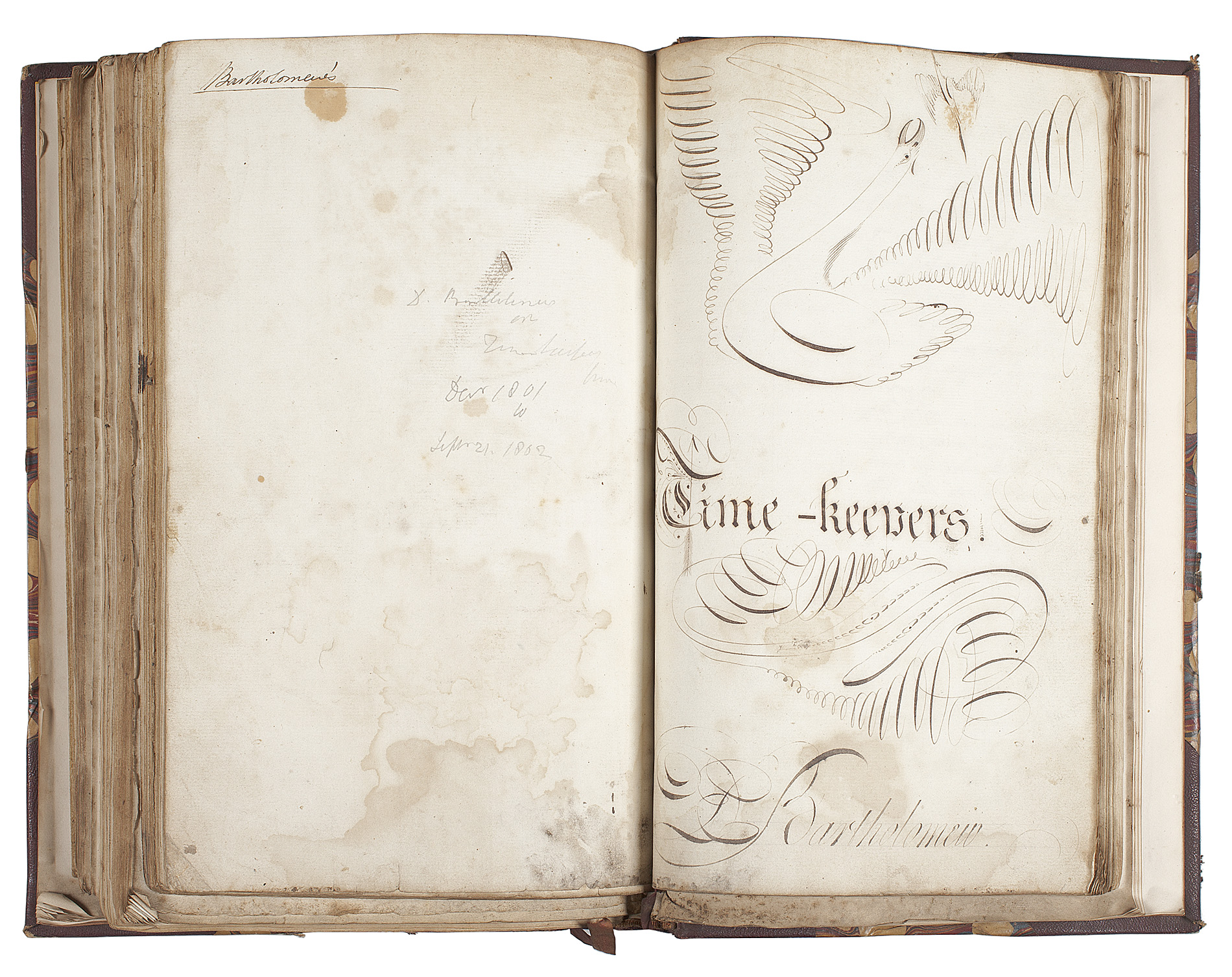 Scottish Naval Log - H.M.S. Romney, 29 Nov. 1800 - 1st June 1803 - Capt. David Ewen Bartholomew of Linlithgowshire, 1767- 1821