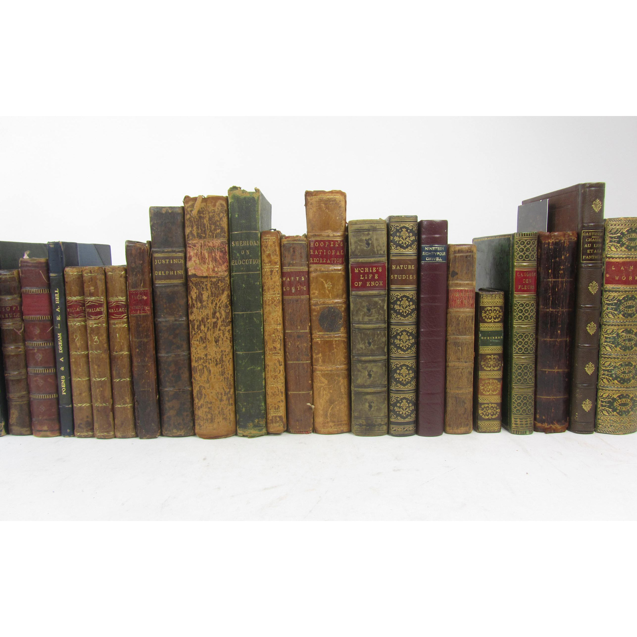 Bindings, literature and history, 48 volumes, including Kipling, R.