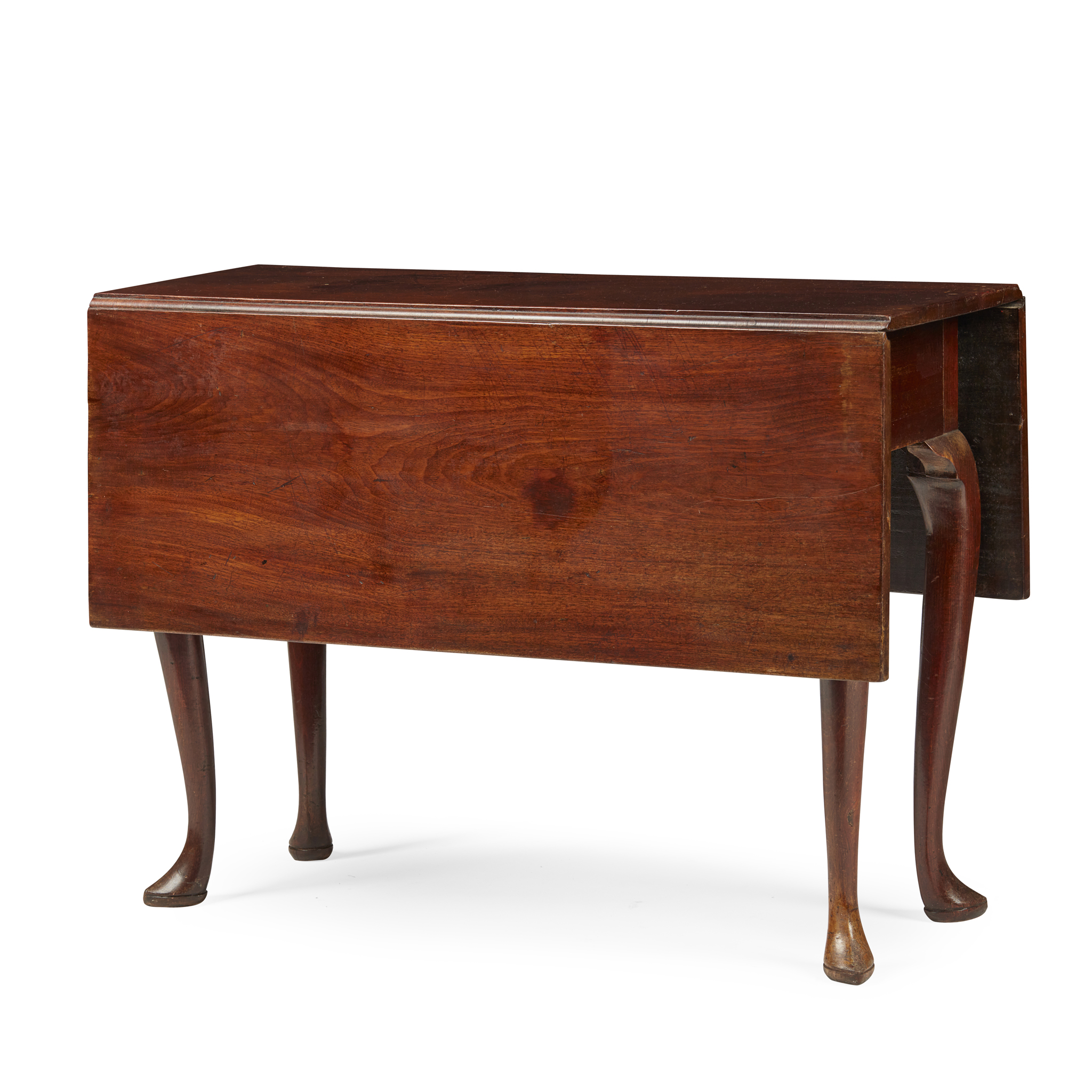 GEORGE II MAHOGANY DROP-LEAF TEA TABLE