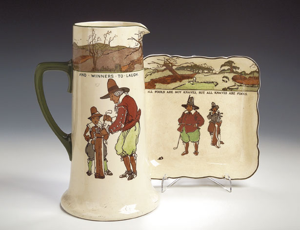 A Royal Doulton, series ware large jug,