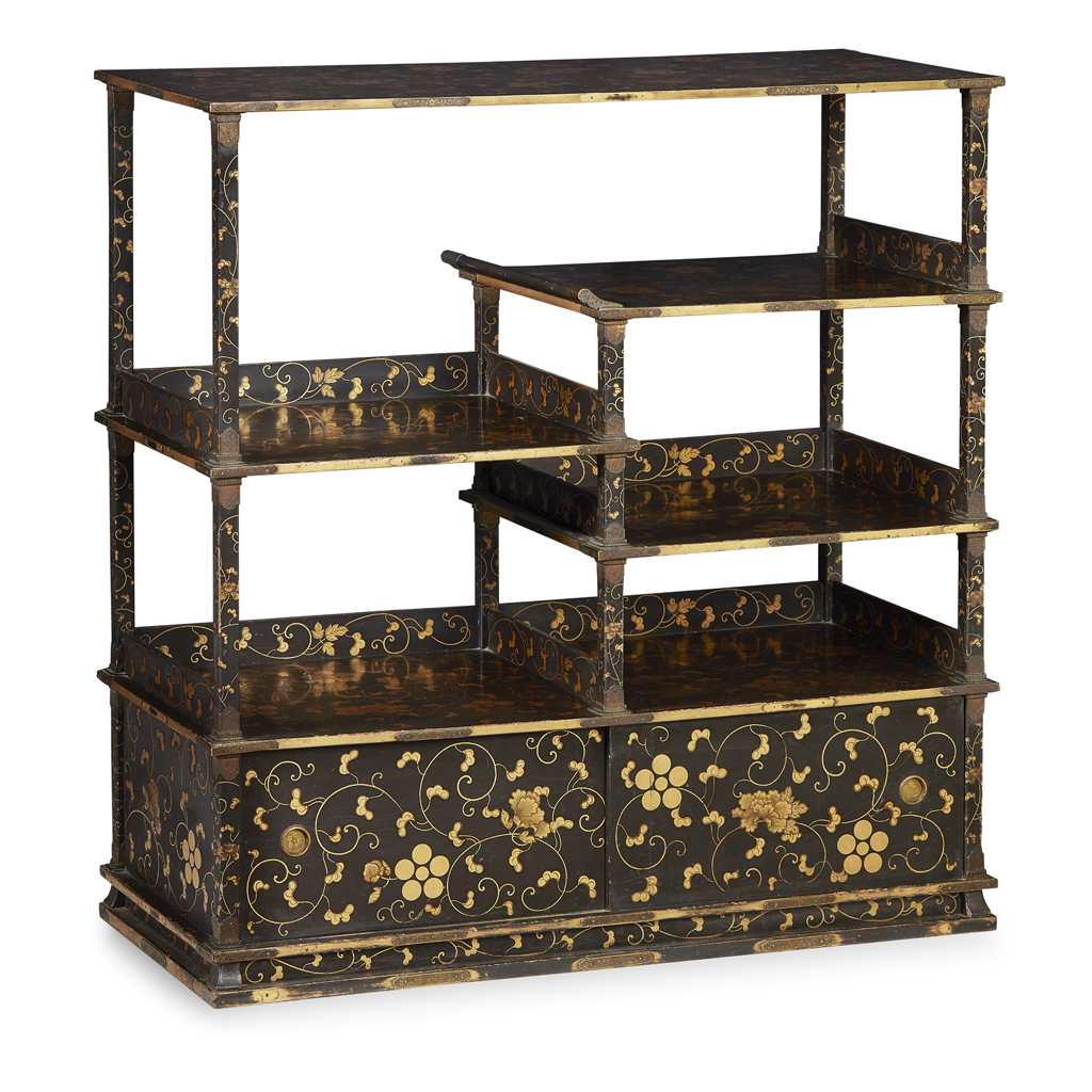 LACQUER DISPLAY CABINET, SHODANA