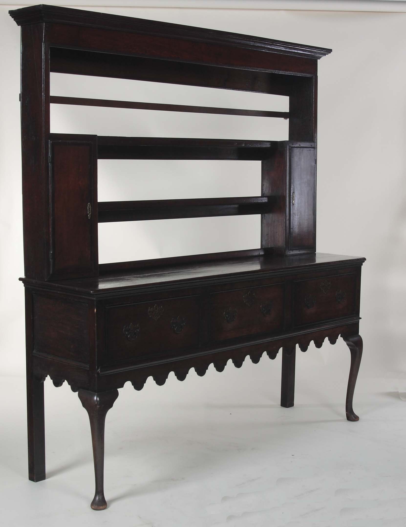 An 18th century oak dresser