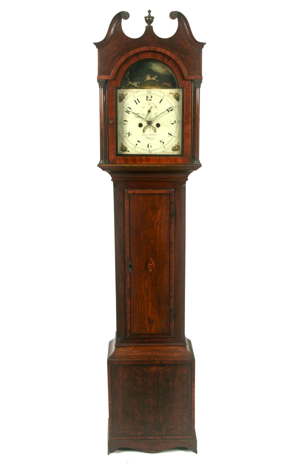 A George III mahogany longcase clock By Shapland and Petter