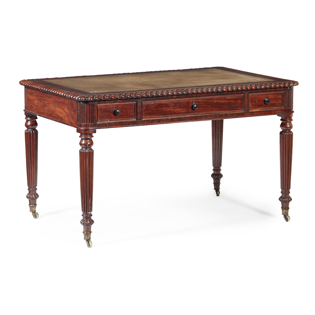 GEORGE IV MAHOGANY WRITING TABLE