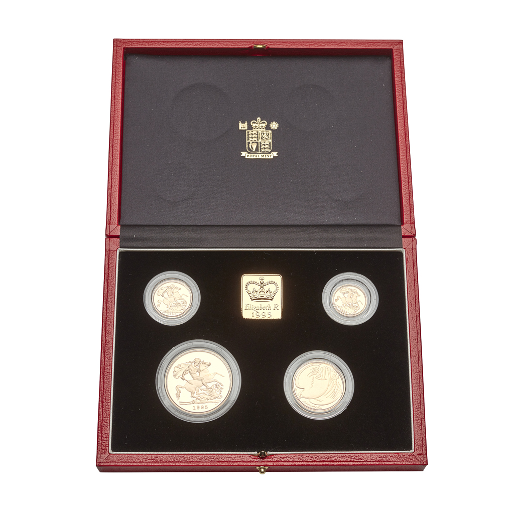 G.B. - A Royal Mint cased set of four gold proof coins