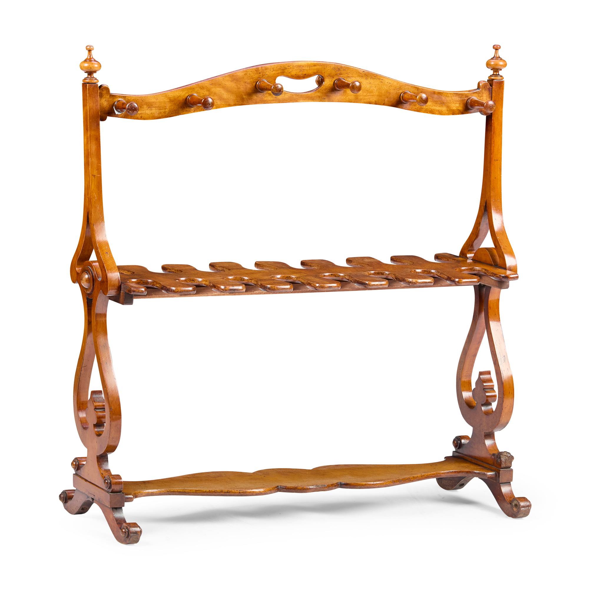 EARLY VICTORIAN WHIP AND BOOT STAND