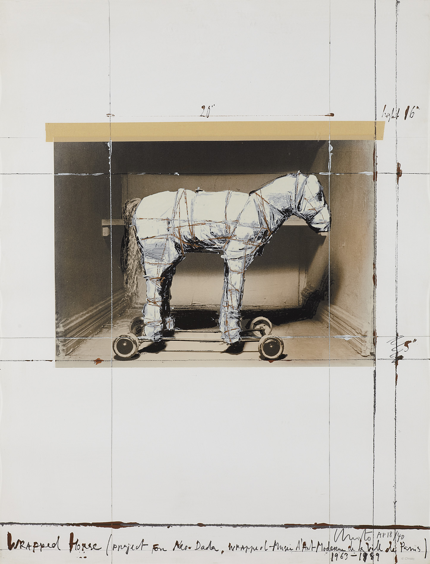 CHRISTO JAVACHEFF CALLED 'CHRISTO' (BULGARIAN B.1935)