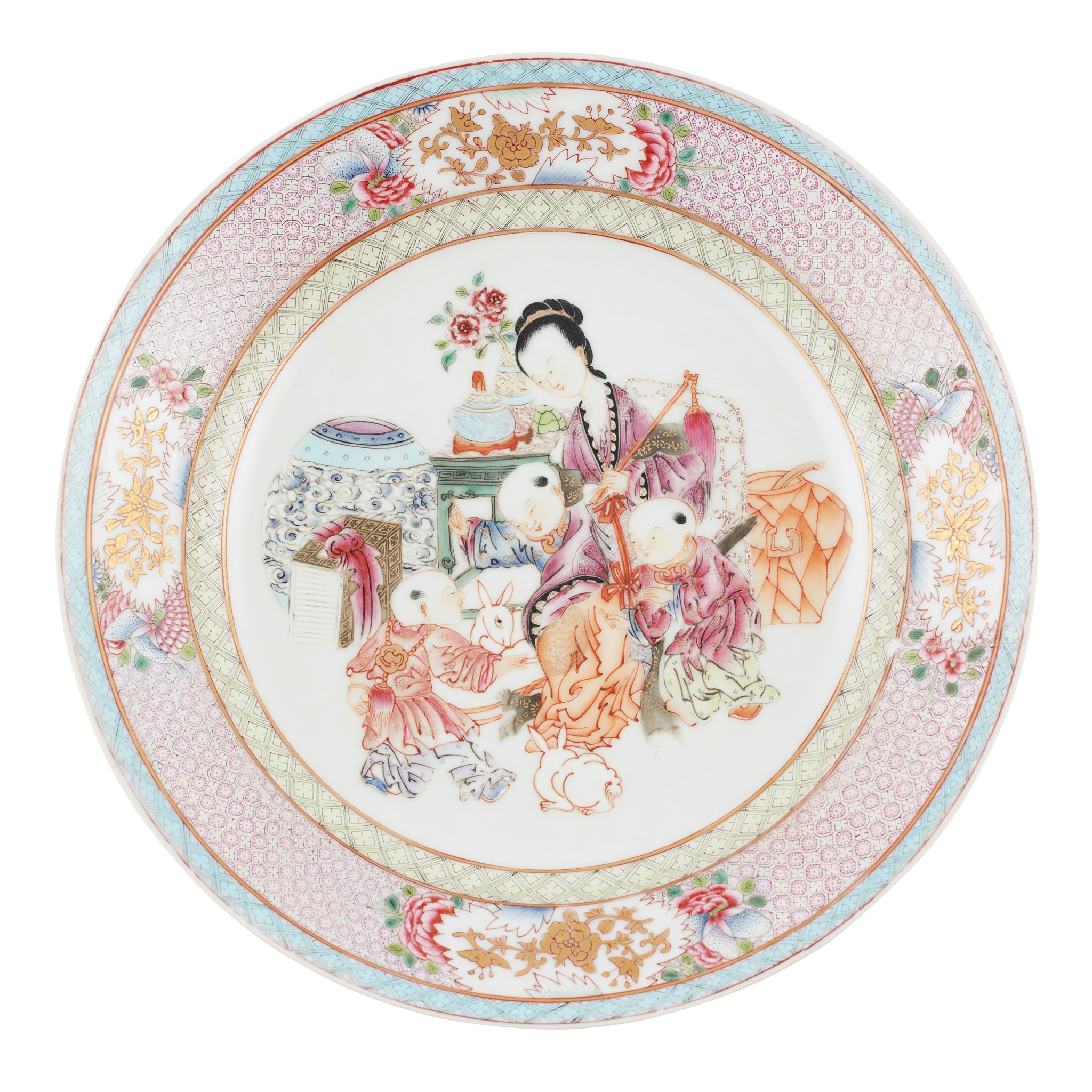 FAMILLE ROSE PLATE