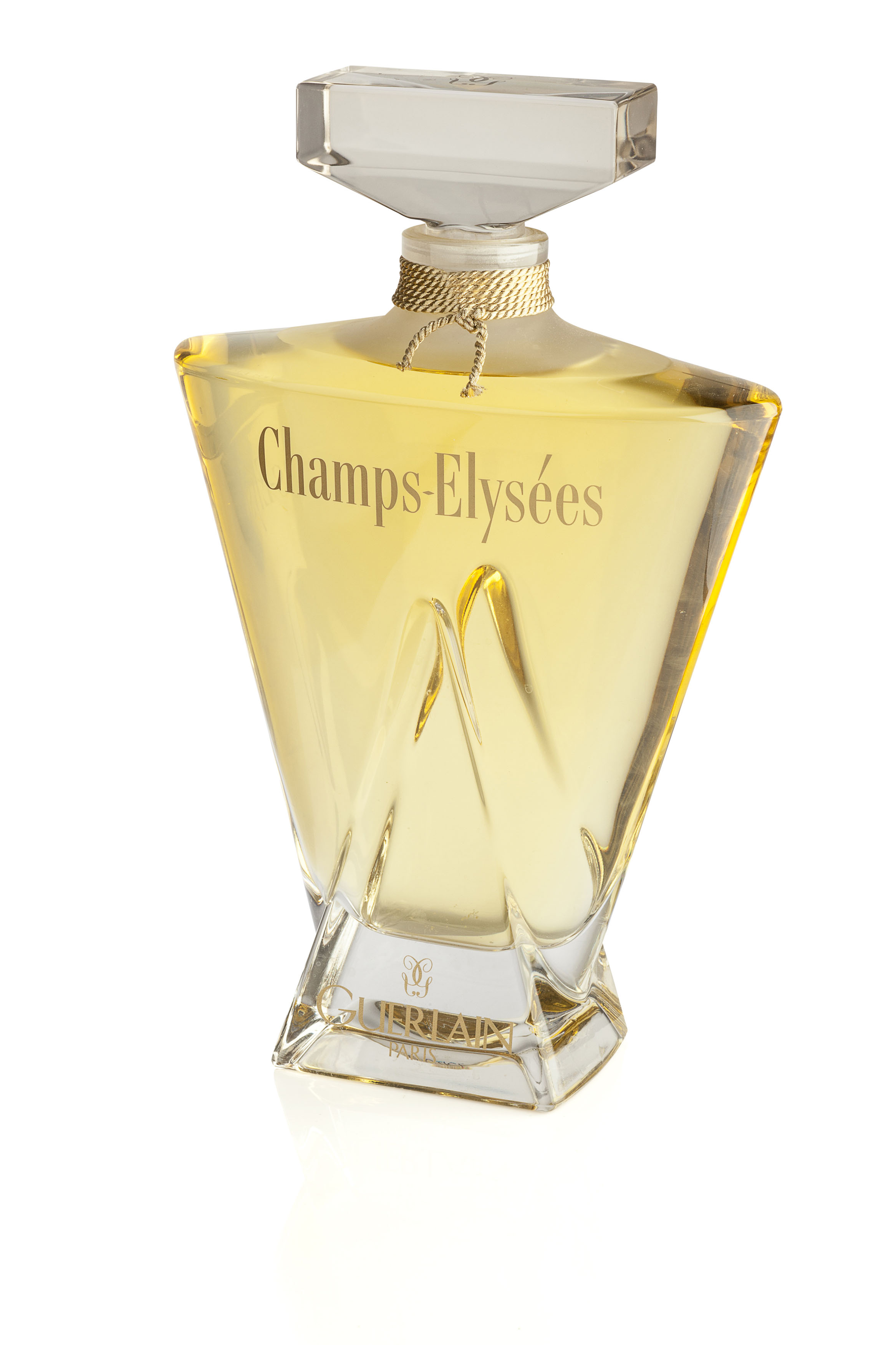 GROUP OF FIVE DISPLAY GLASS PERFUME BOTTLES