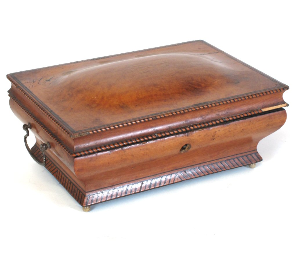 FRENCH FRUITWOOD WORK BOX