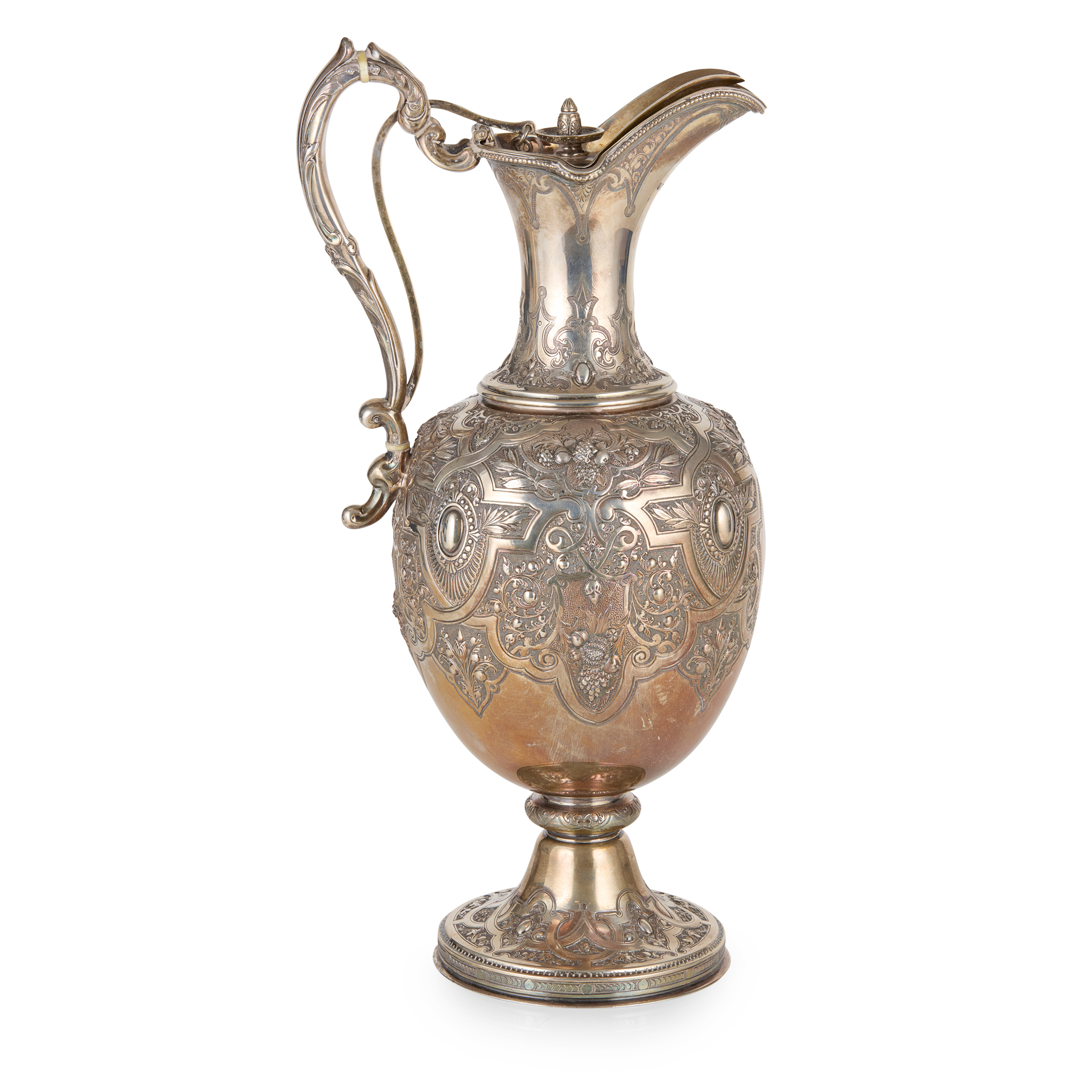 A VICTORIAN CLARET JUG