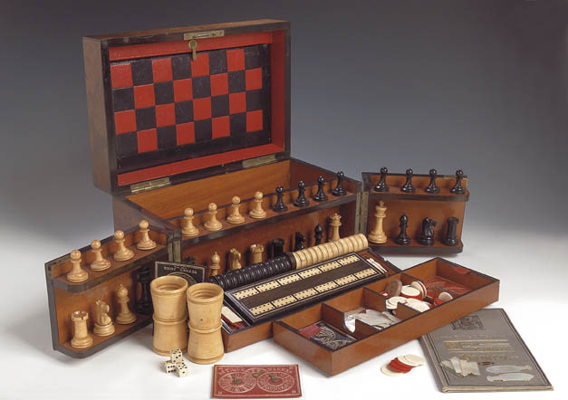A 19th century 'Royal Cabinet of Games',