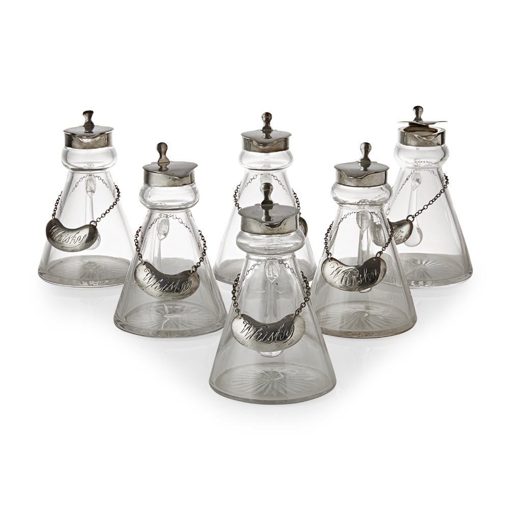 A set of six whisky noggins