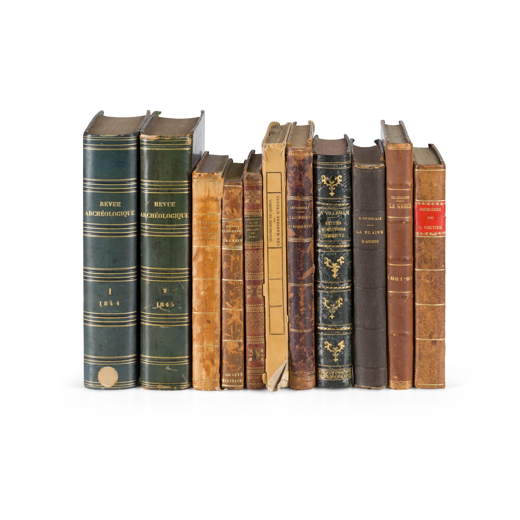 11 French volumes on Greece