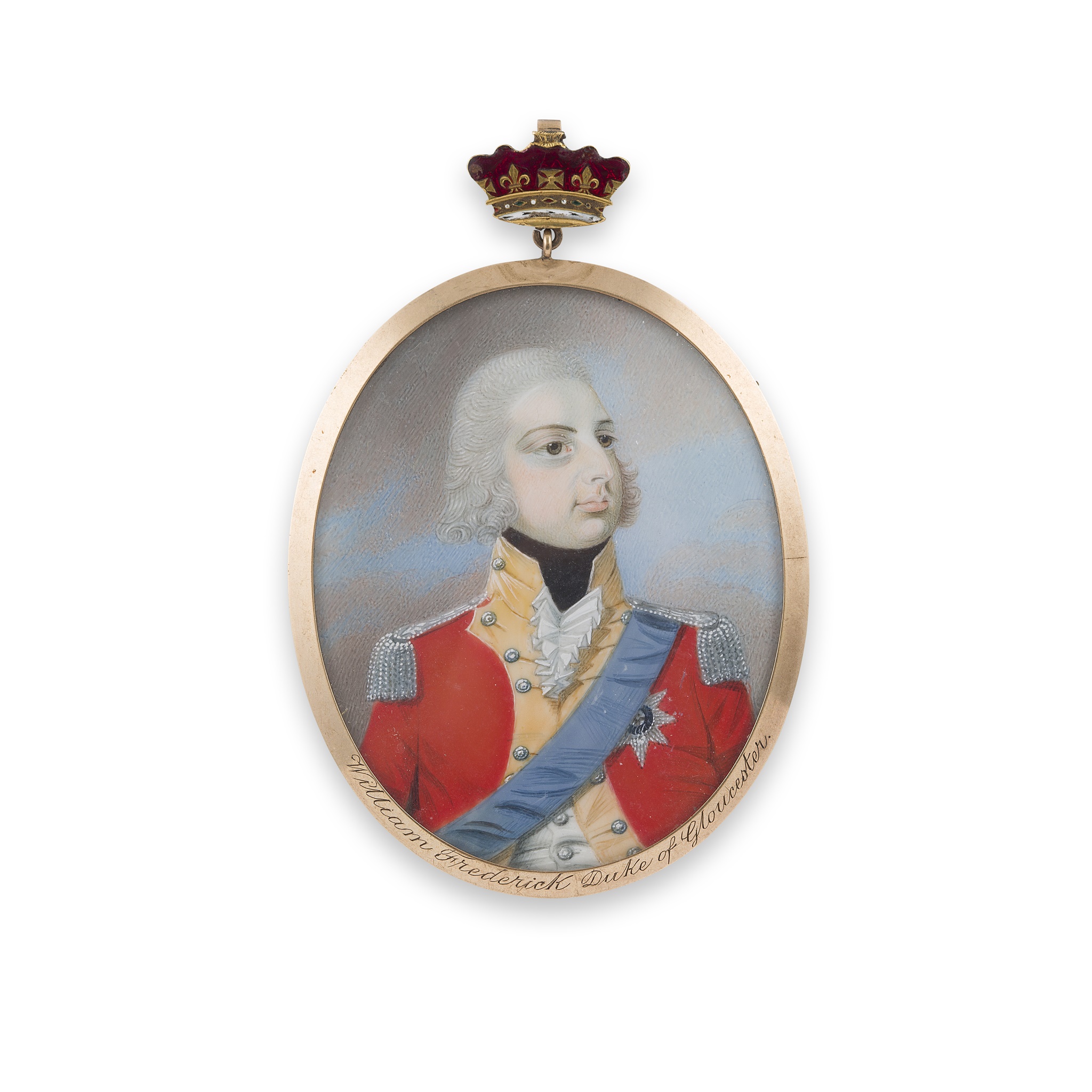 PORTRAIT MINIATURE OF PRINCE WILLIAM FREDERICK, DUKE OF GLOUCESTER AND EDINBURGH