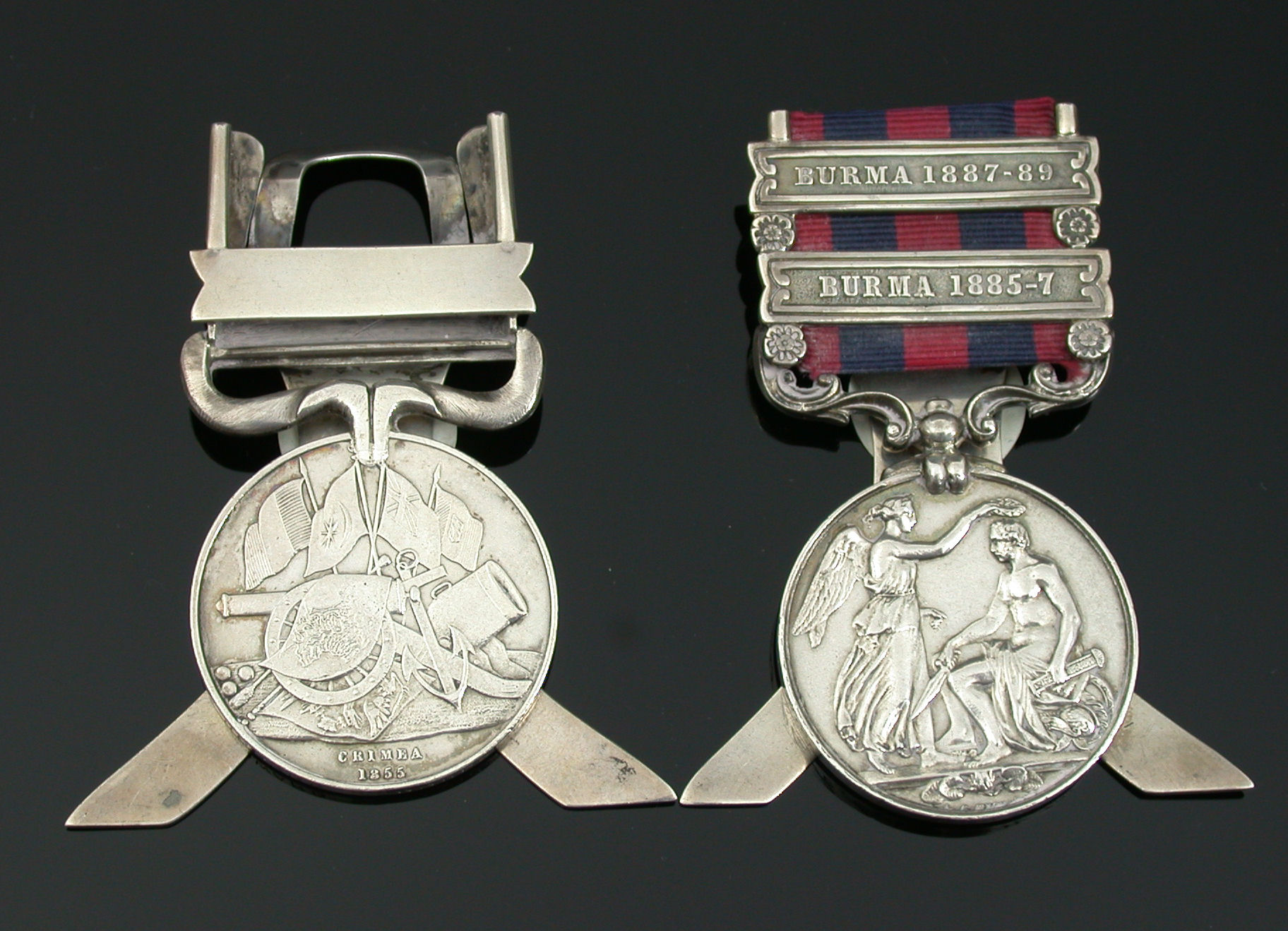 A military campaign medal,