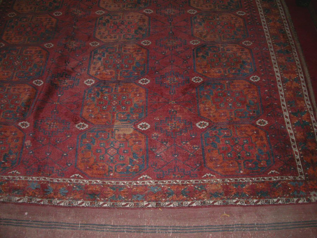 An Afghan carpet,