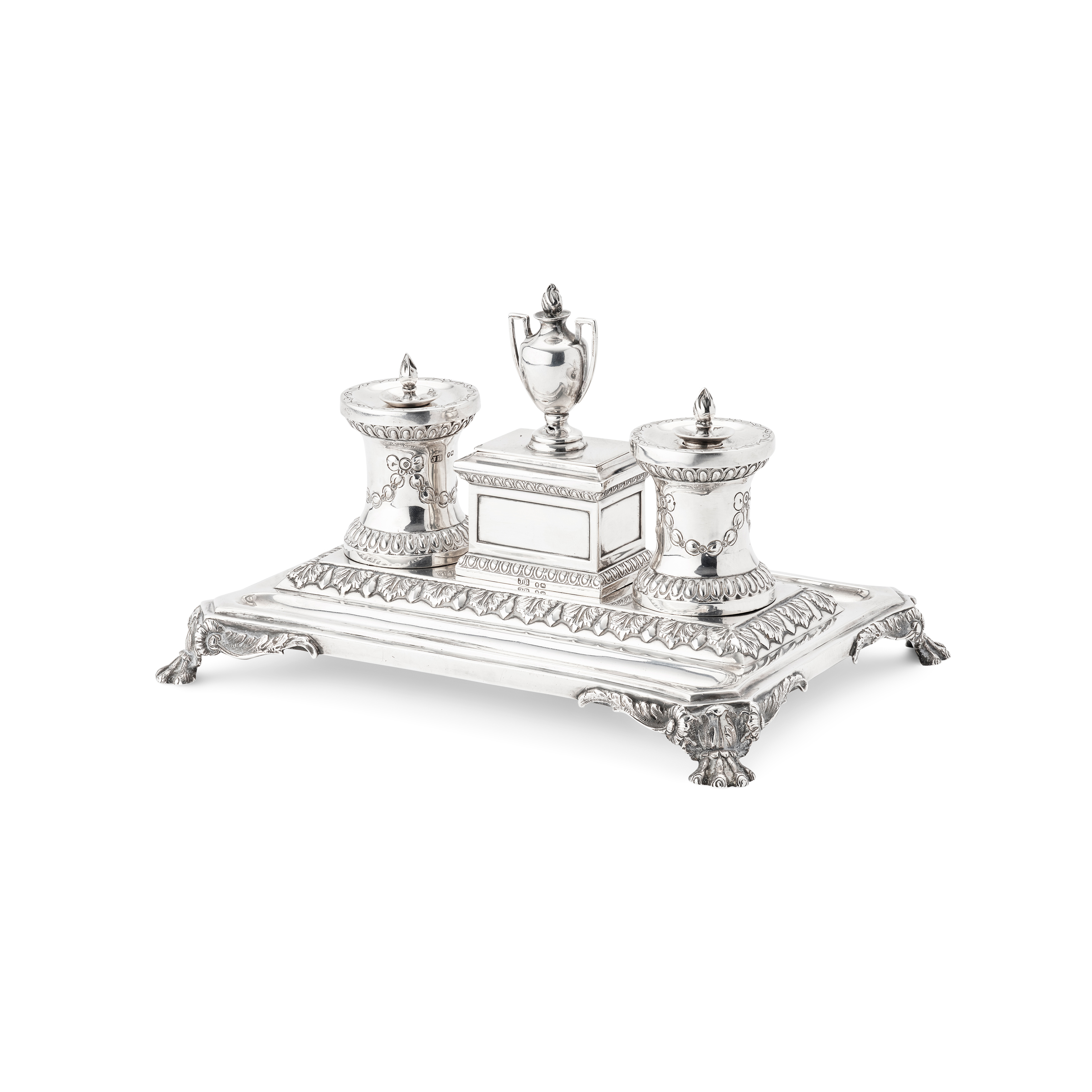A VICTORIAN INKSTAND