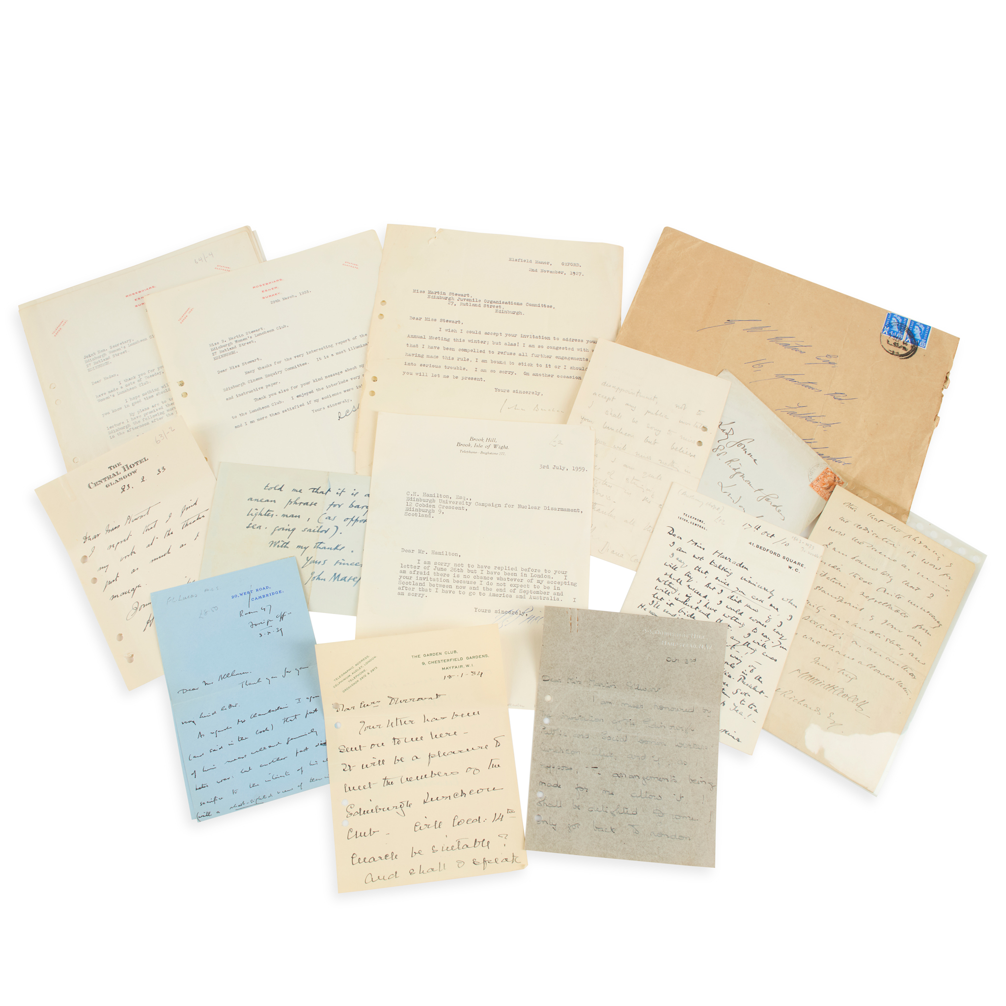 Literary correspondence