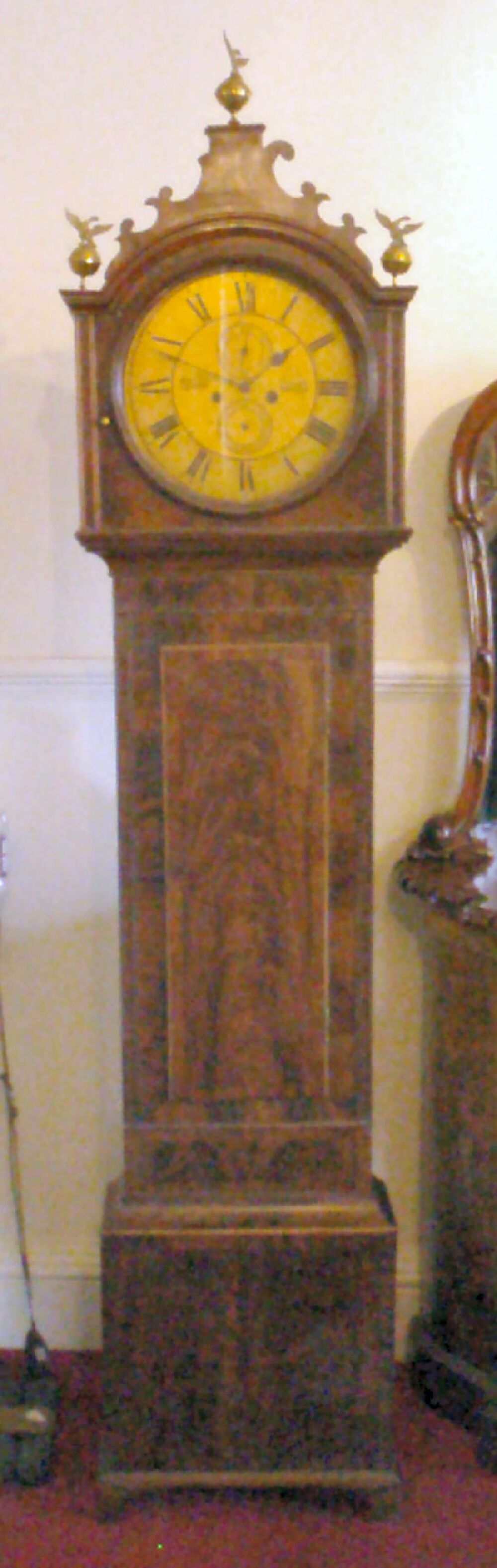 A Regency mahogany eight day longcase clock