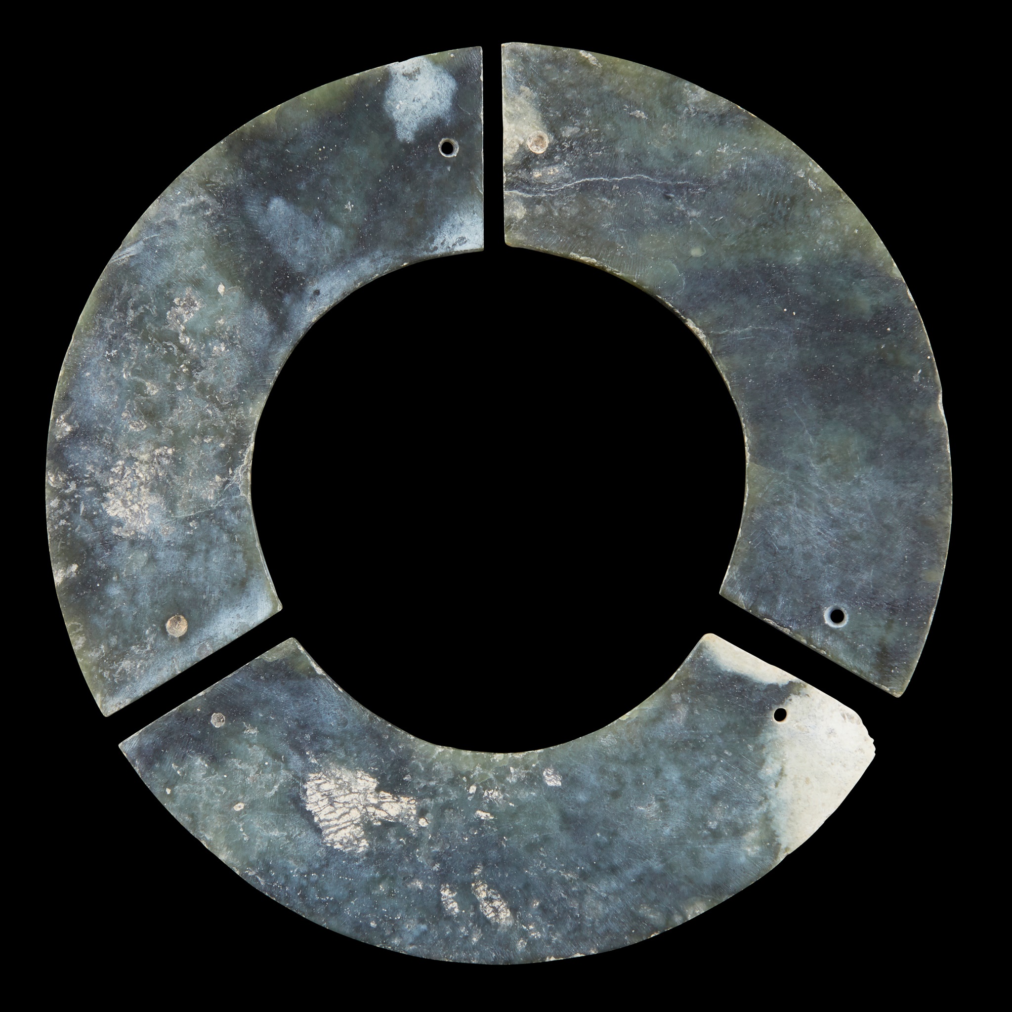 CELADON JADE ‘TRIPLE HUANG’ BI DISC