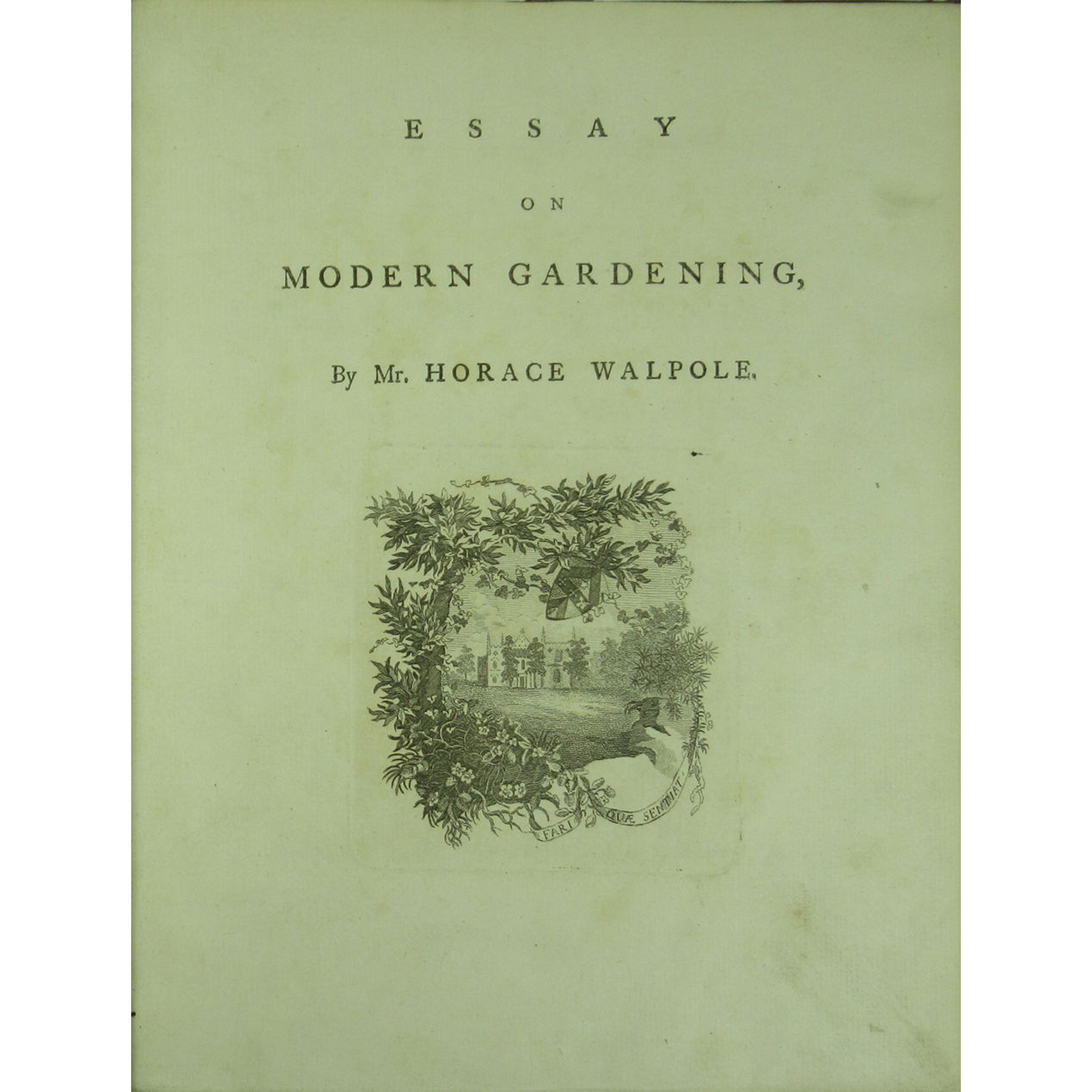 WALPOLE, HORACE