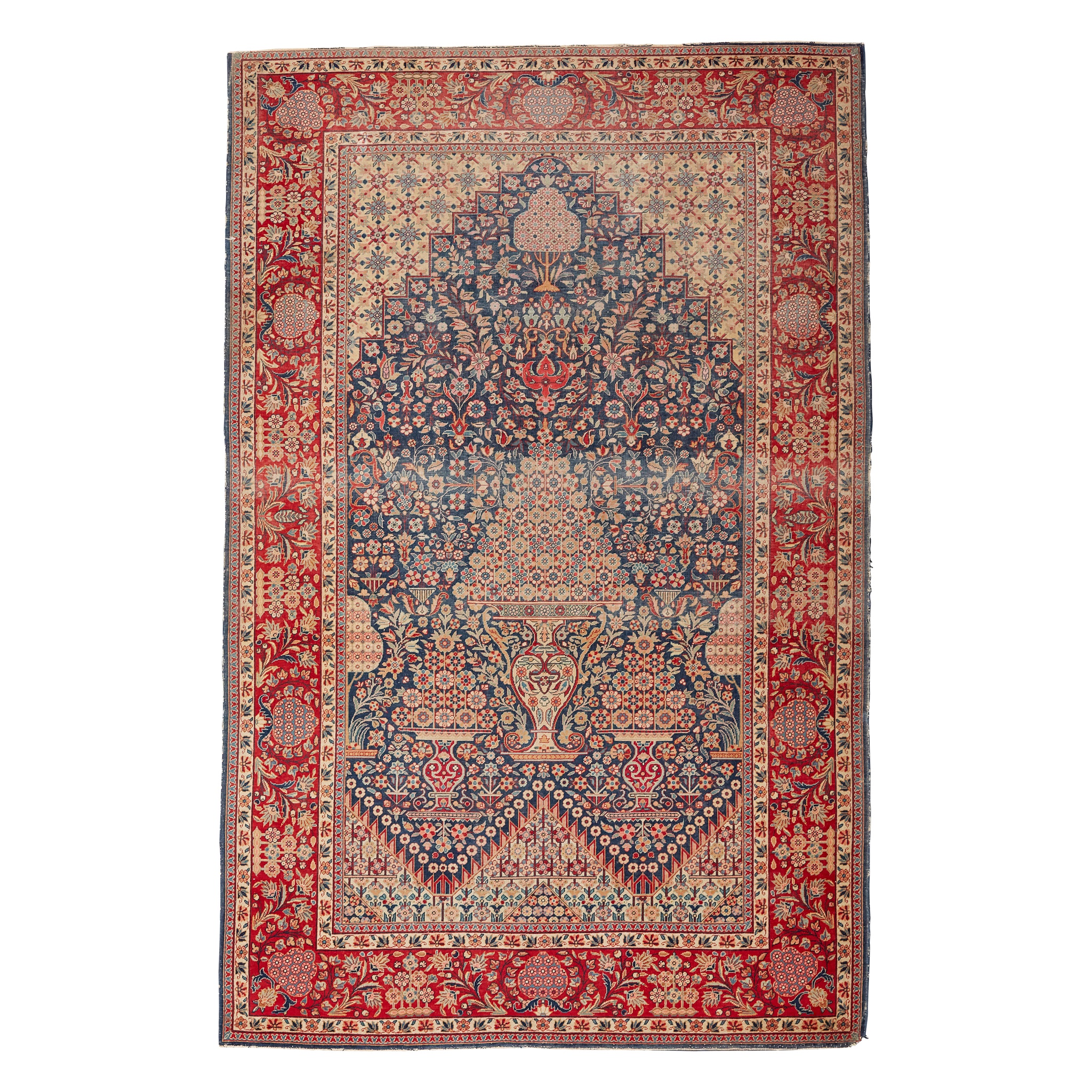 KASHAN PRAYER RUG