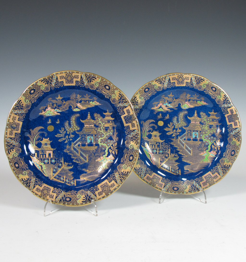 A W & R Carlton ware 'Kang Hsi' pattern part fruit service