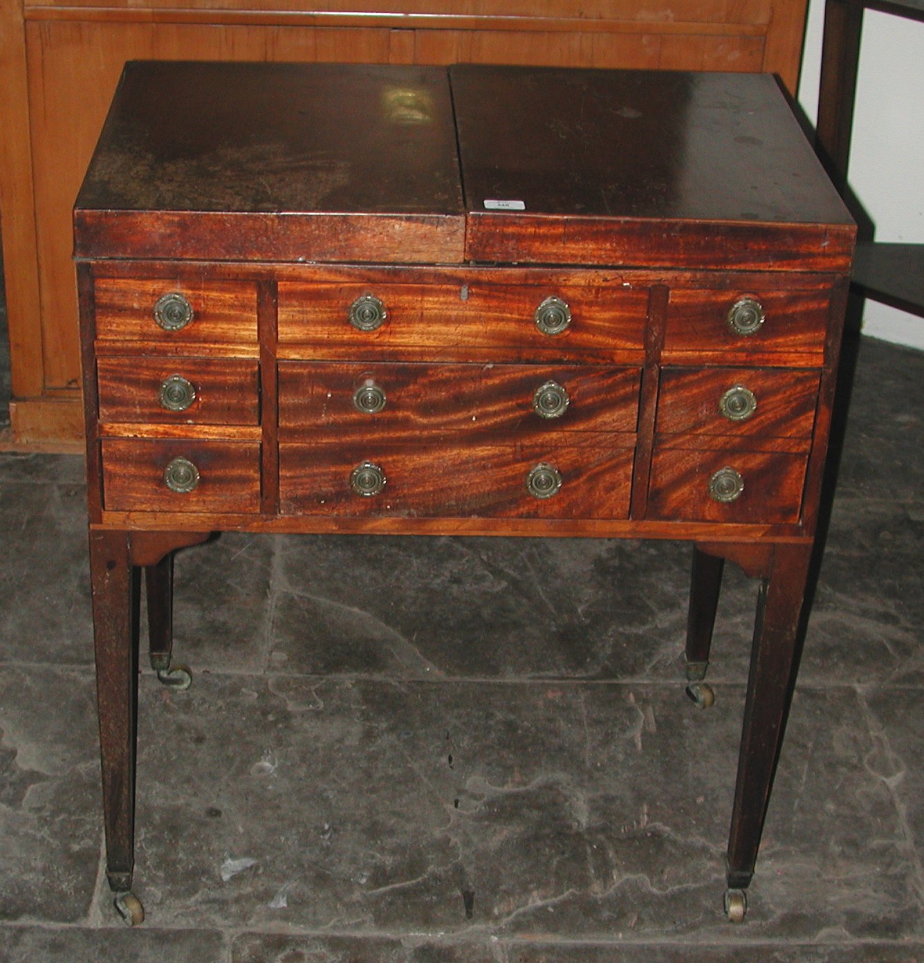A mahogany cabinet,