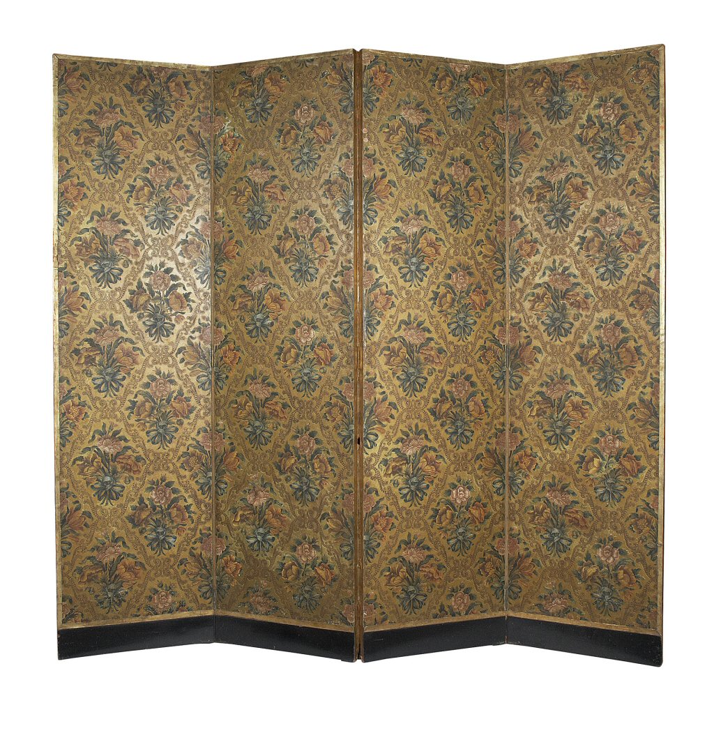 VICTORIAN FOUR FOLD SCREEN