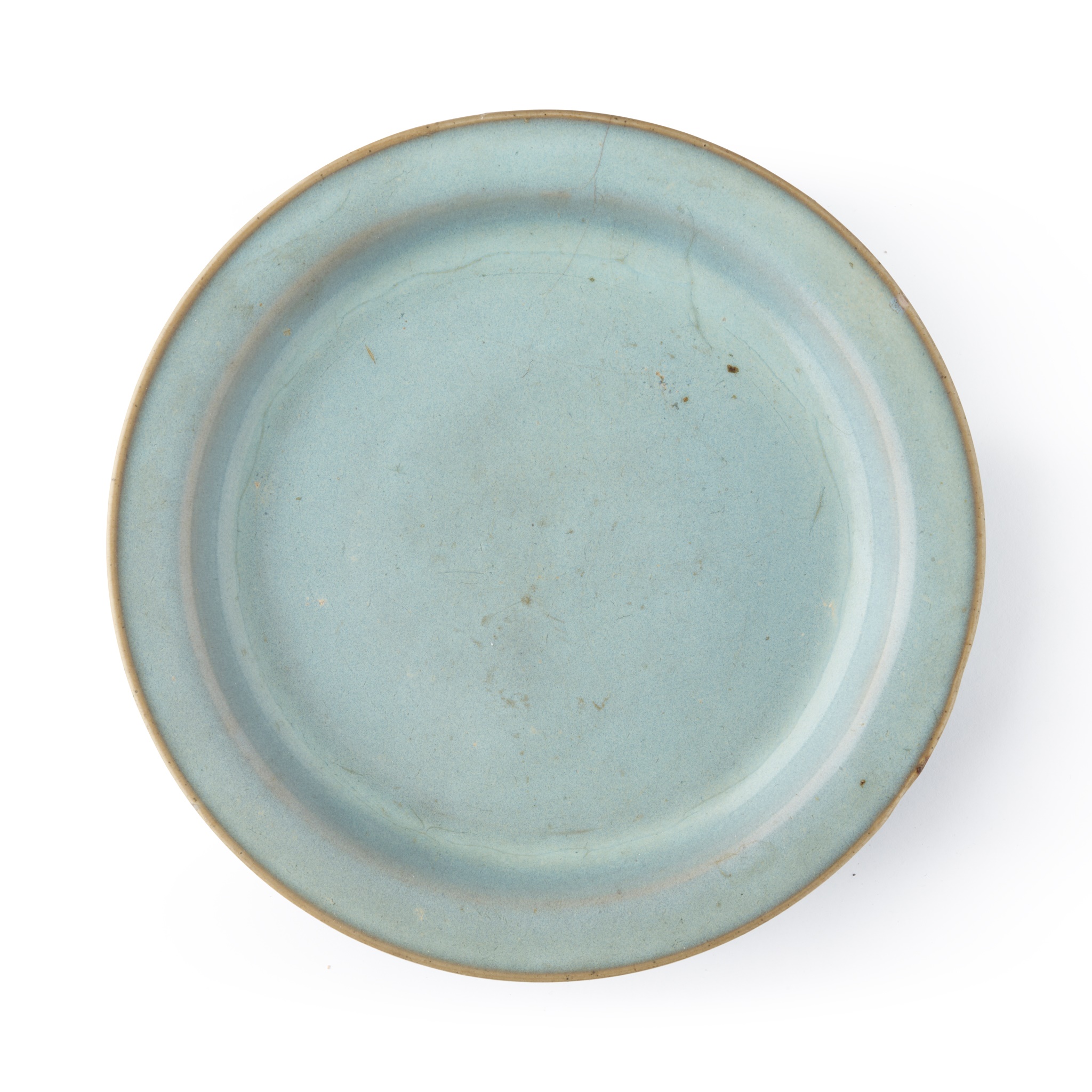 BLUE-GLAZED 'JUN' DISH