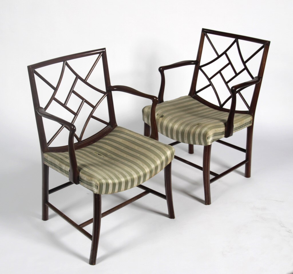 PAIR OF COCKPEN CHAIRS