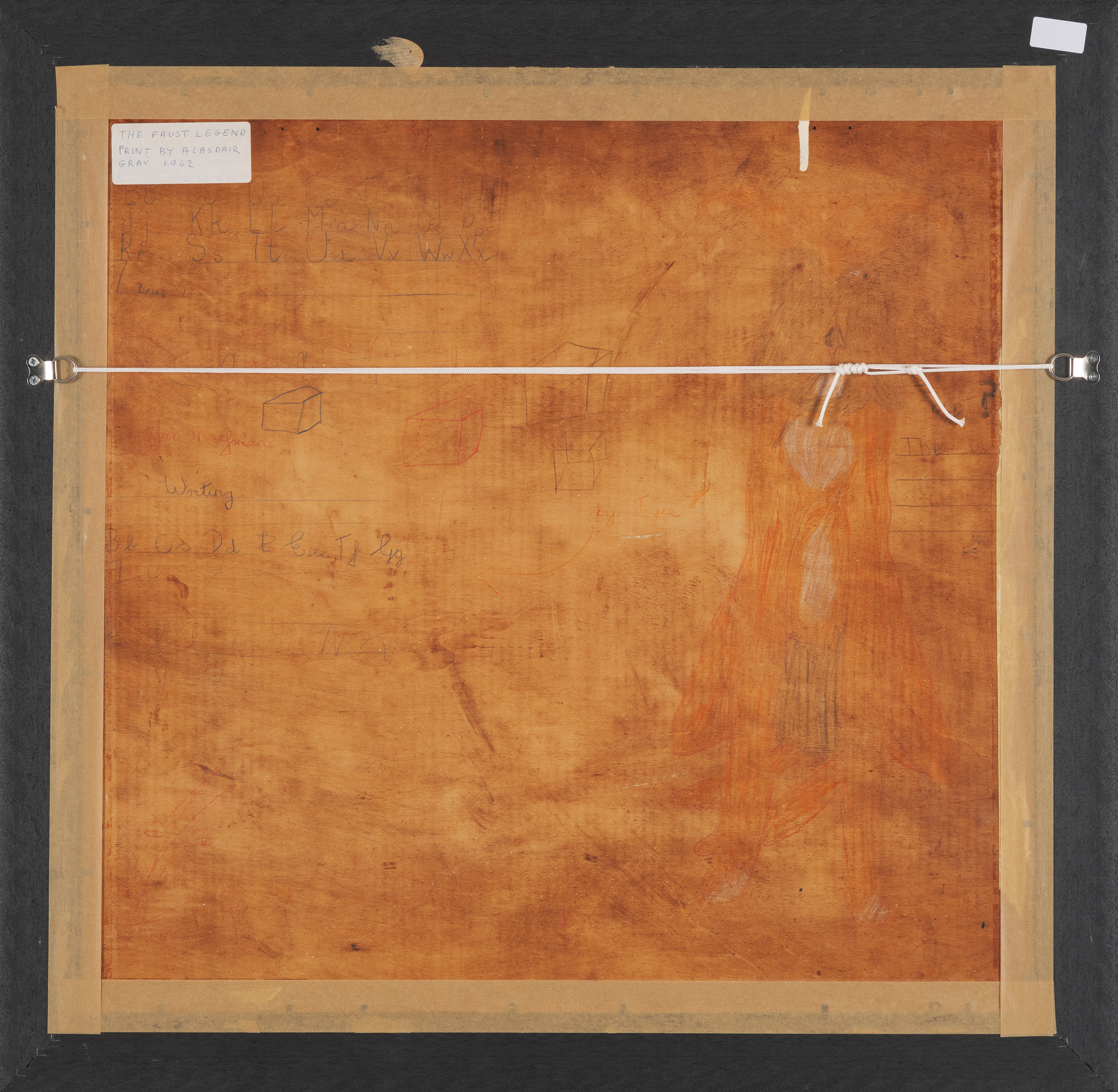 Past auction: ALASDAIR GRAY (SCOTTISH 1934-2019) FAUST IN HIS