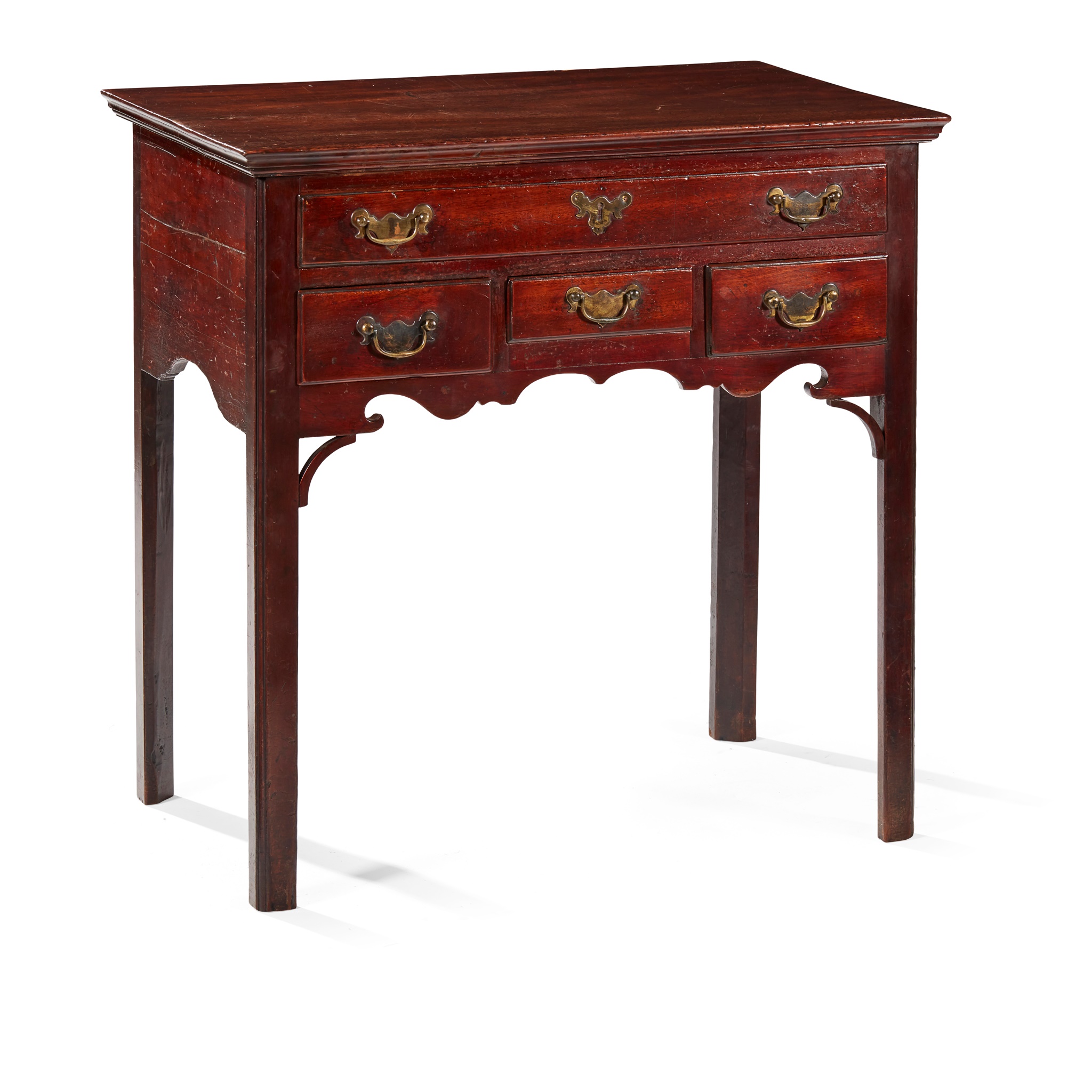 IRISH GEORGE III MAHOGANY LOWBOY