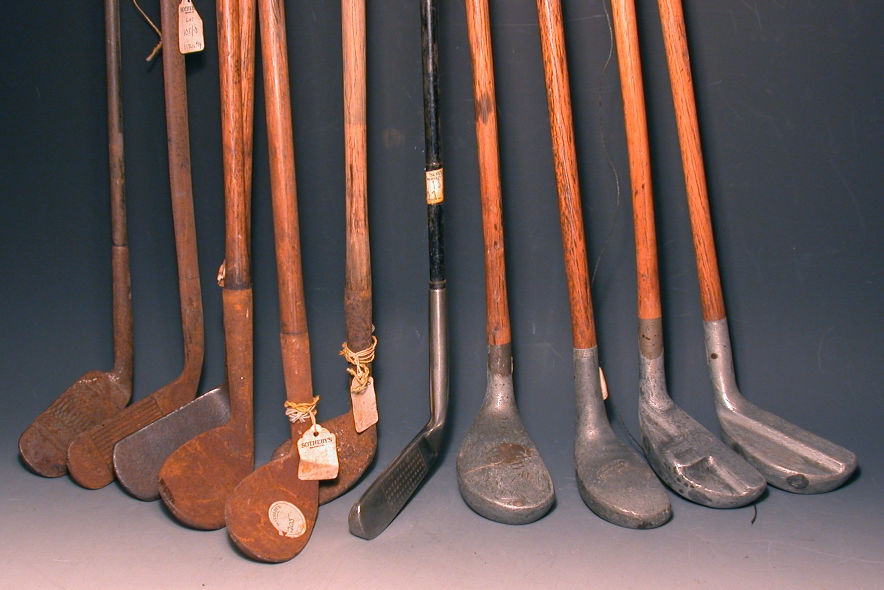 A Waggott, Musselburgh, smooth faced lofting iron,