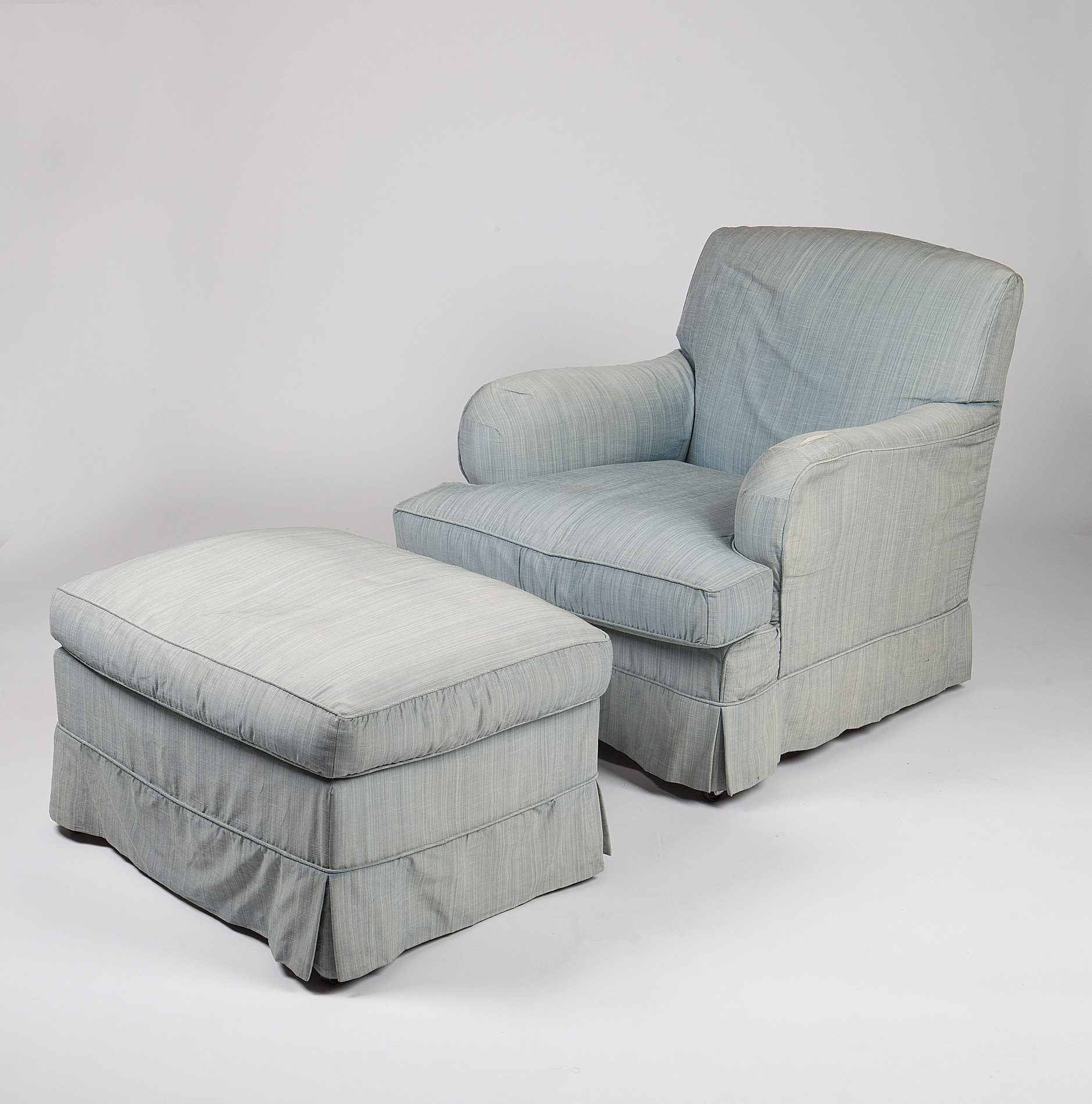 EASY ARMCHAIR AND OTTOMAN