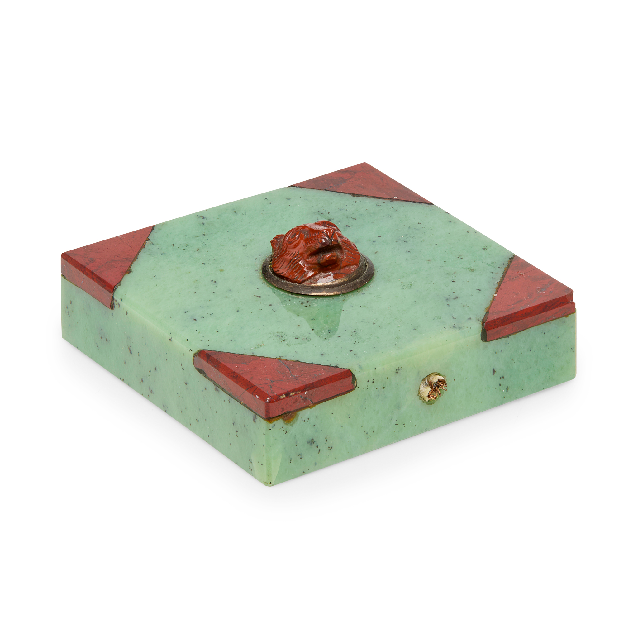 RUSSIAN HARDSTONE BELL PUSH