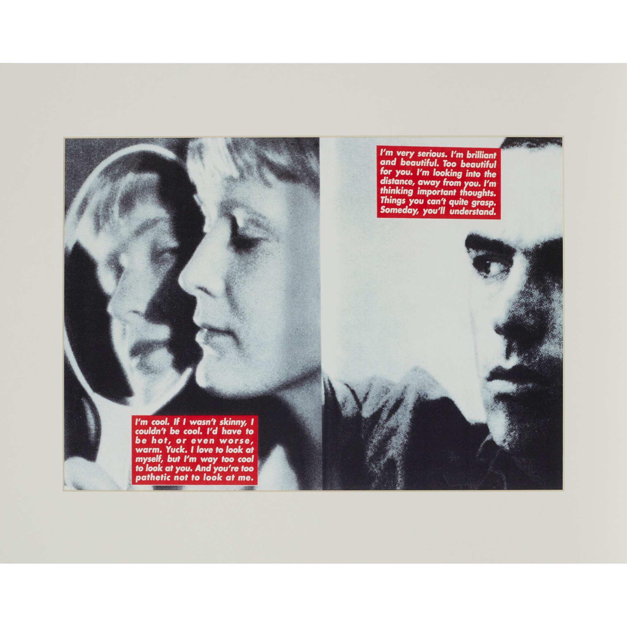 BARBARA  KRUGER (AMERICAN B.1945)