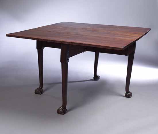 A George II mahogany gate leg table