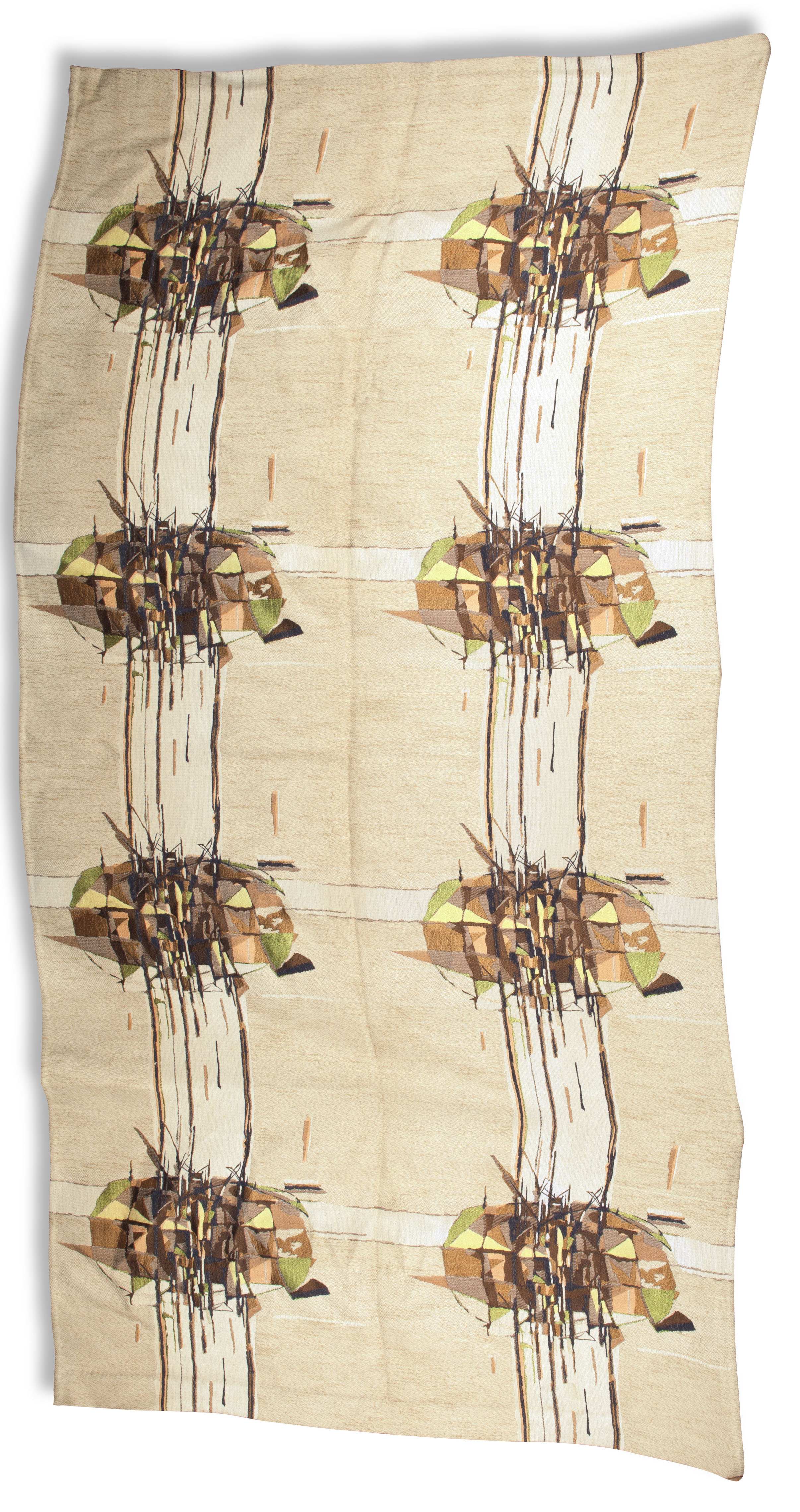 ALAN REYNOLDS (B. 1926) FOR EDINBURGH WEAVERS LENGTH OF 'CRYSTALLINE