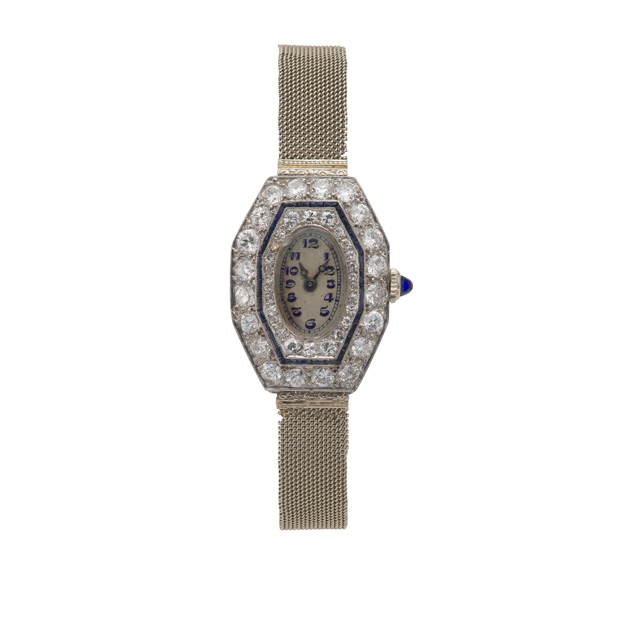 A diamond cocktail watch, circa 1930