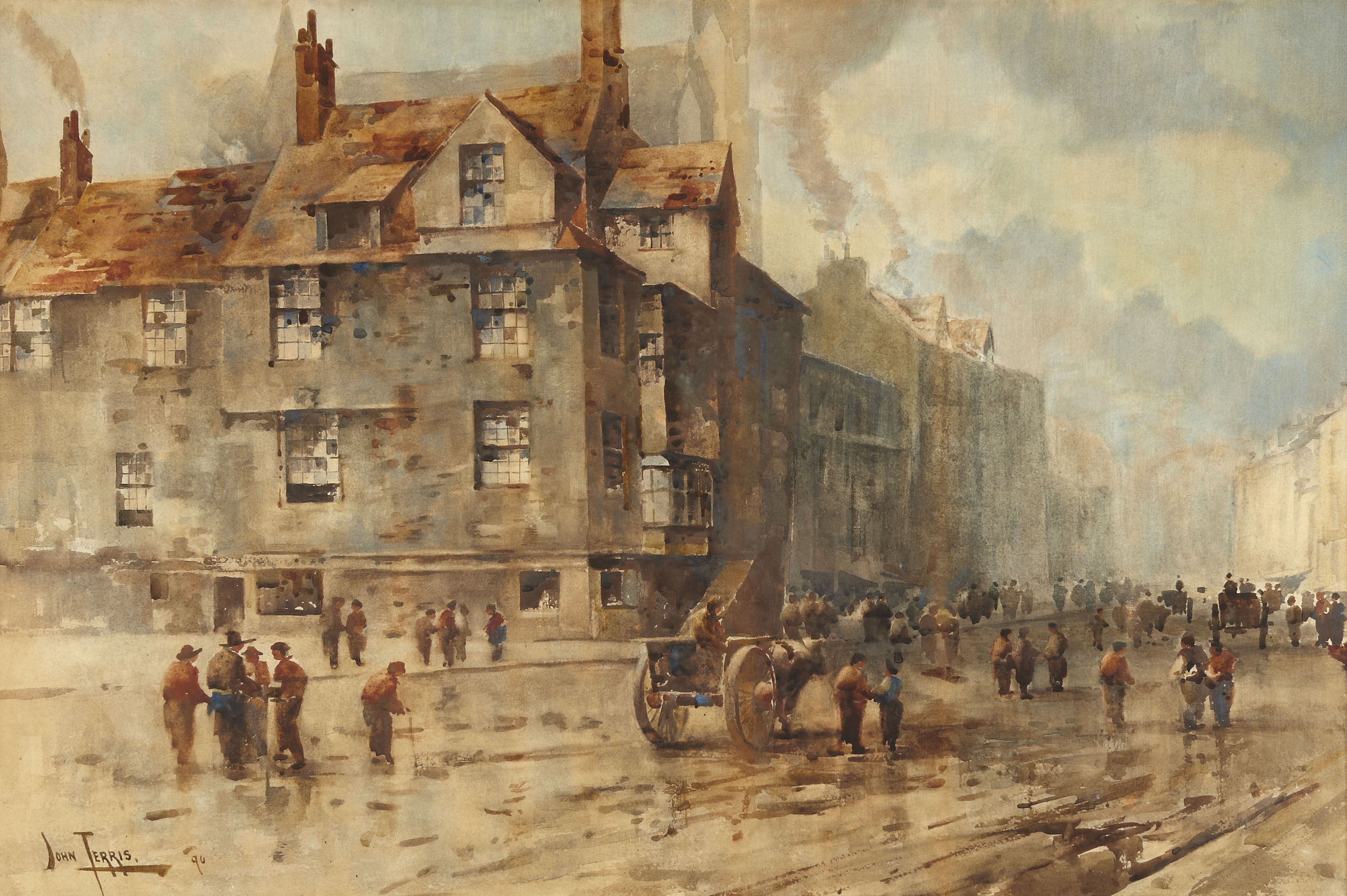 JOHN TERRIS R.S.W., R.I. (SCOTTISH 1865-1914)