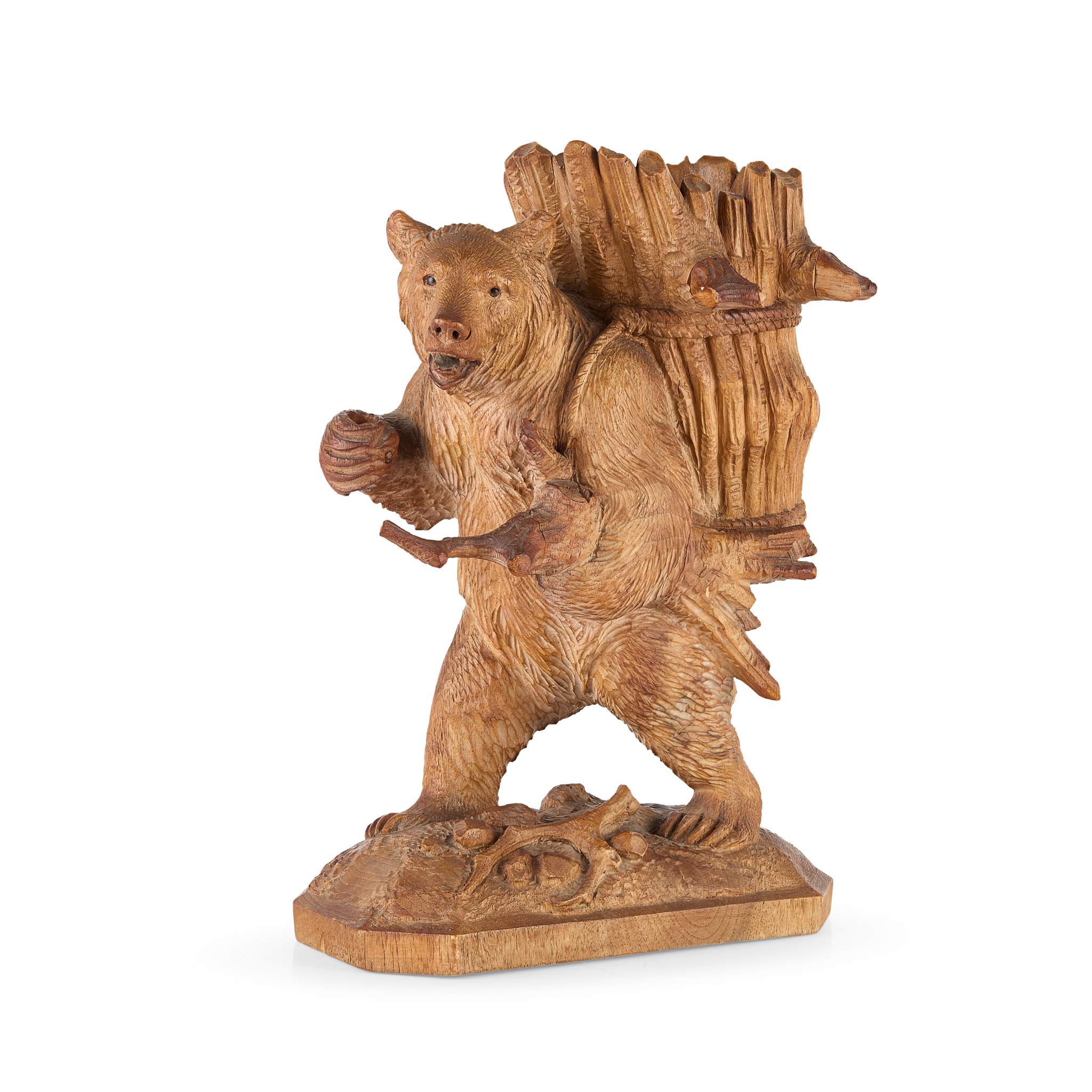 SWISS BLACK FOREST BEAR PIPE TOBACCO HOLDER