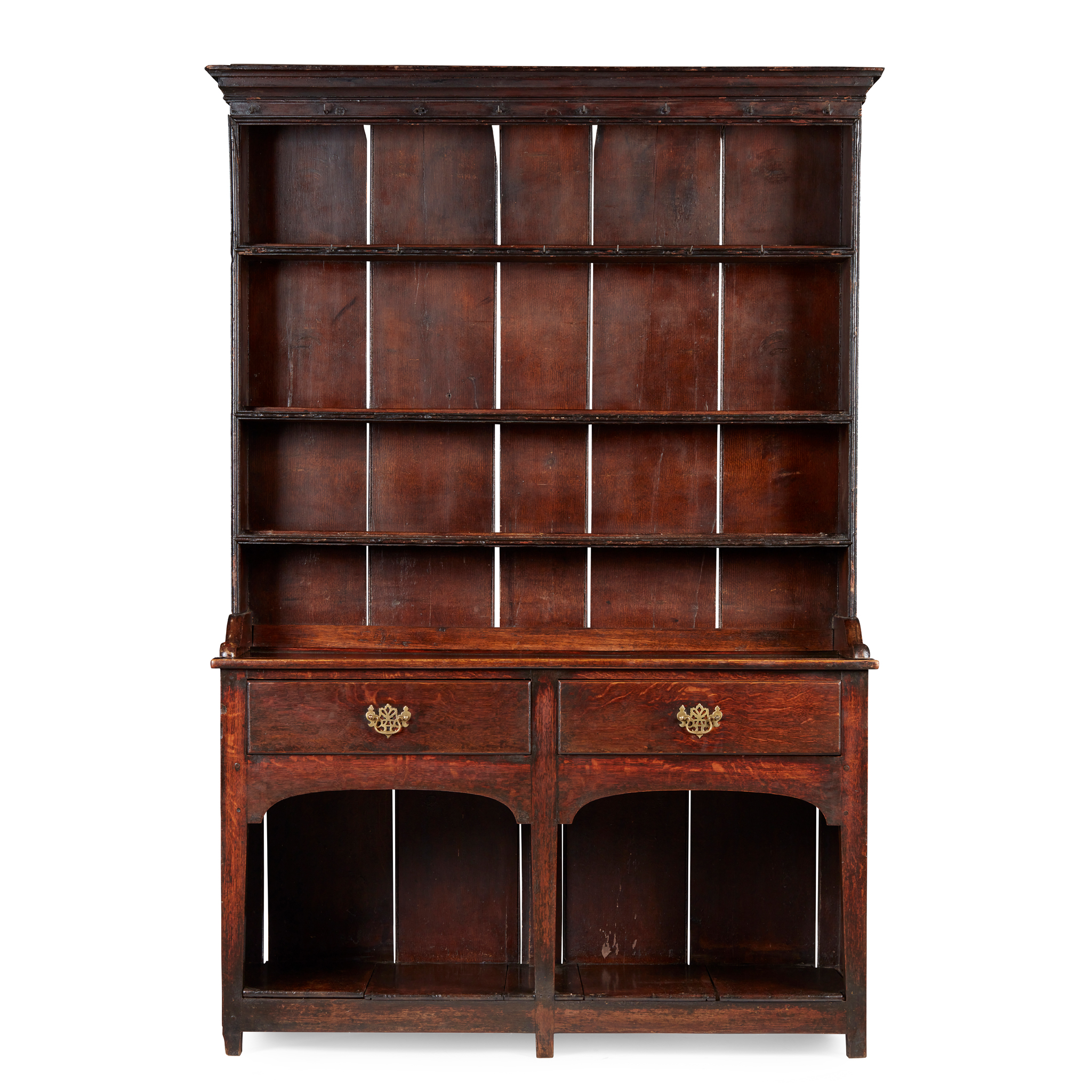 GEORGIAN OAK DAIRY DRESSER